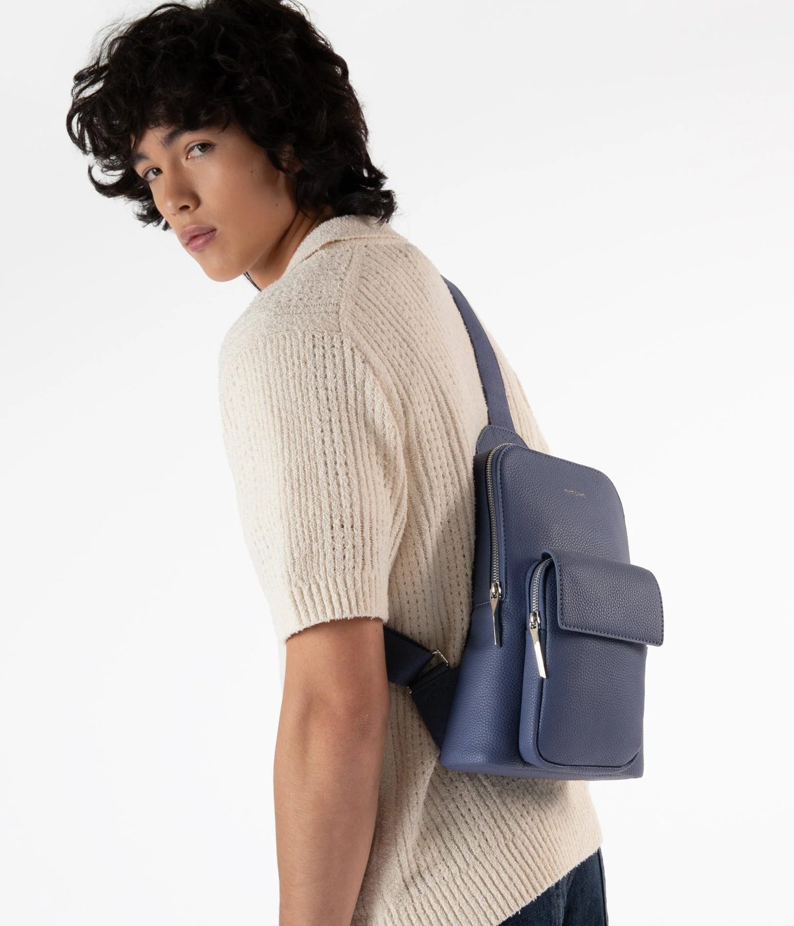 ALLAR Vegan Sling Bag - Grain - Image 9