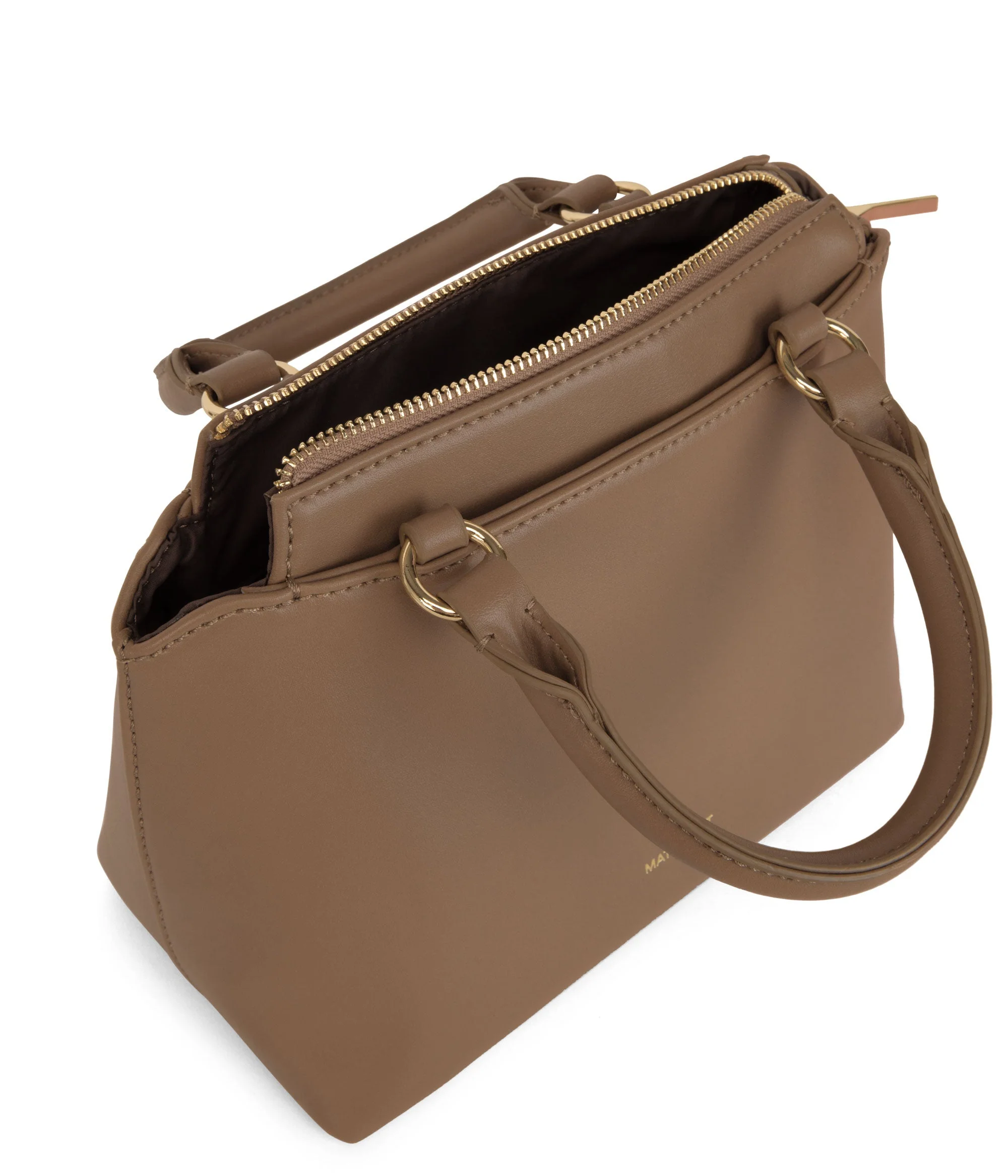 ATHENA Small Vegan Satchel - Sol - Image 40