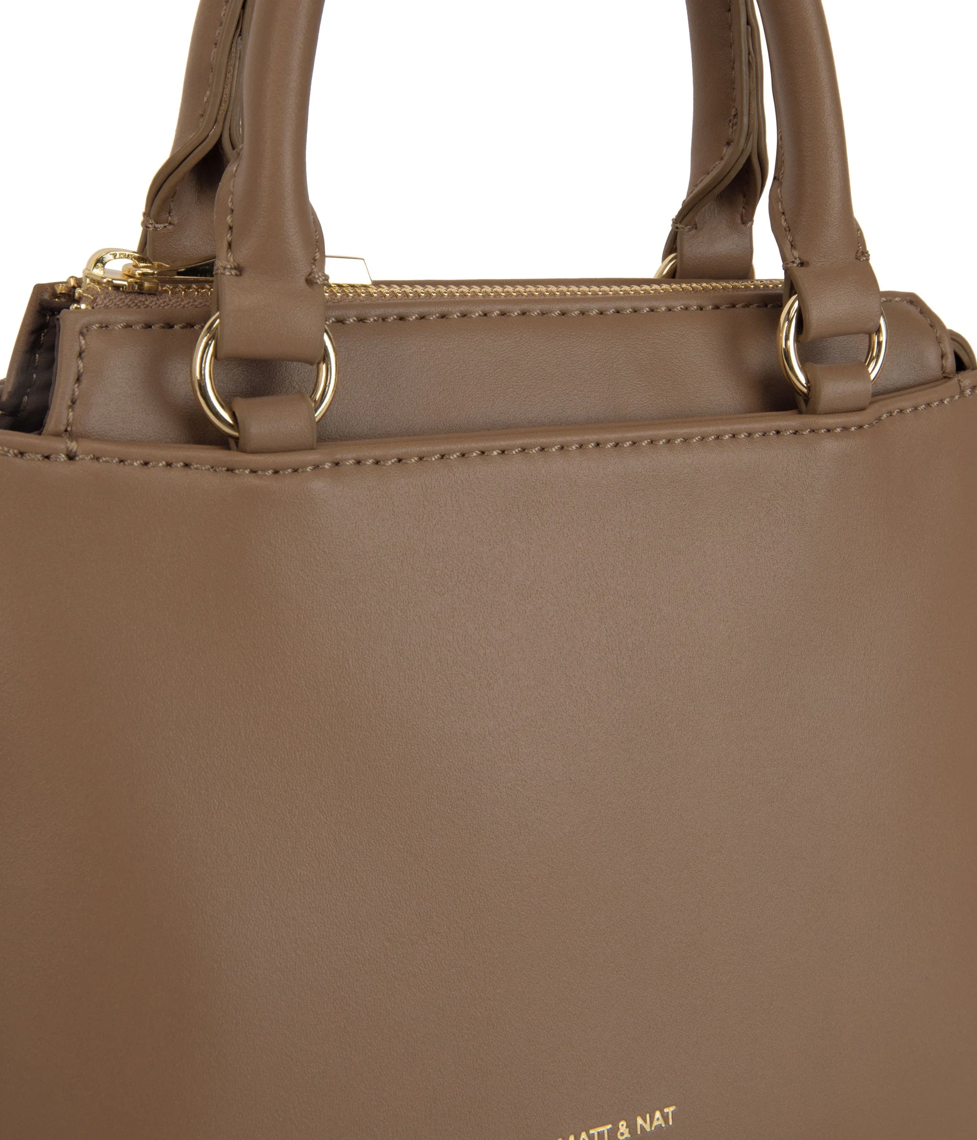 ATHENA Small Vegan Satchel - Sol - Image 42