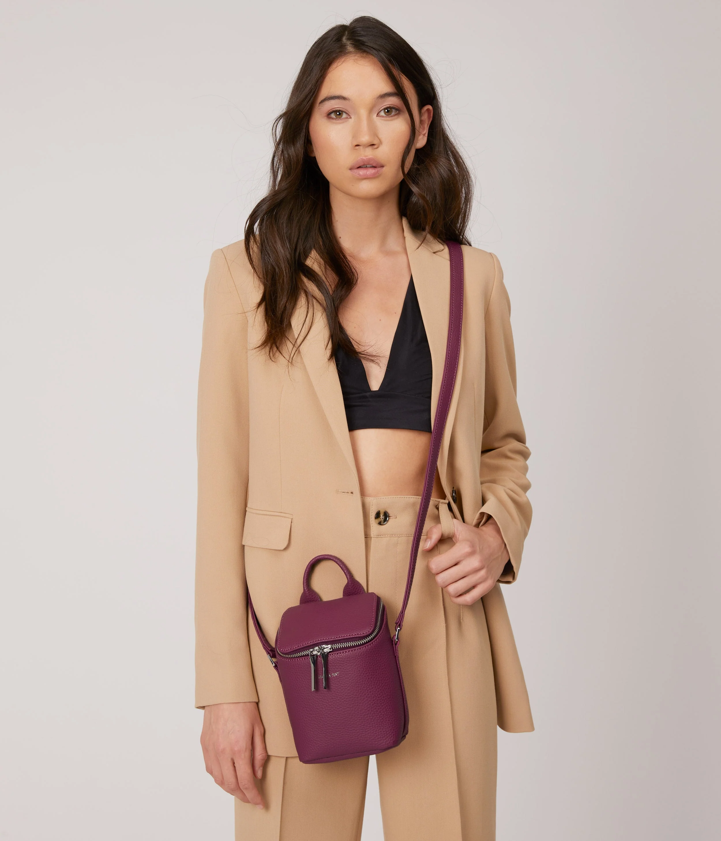BRAVE MICRO Vegan Crossbody Bag - Purity - Image 7