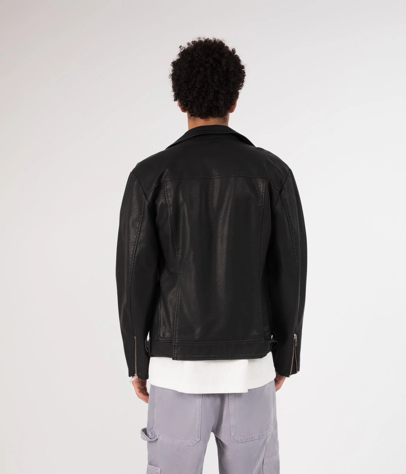 DALEX Men's Vegan Motorcycle Jacket - Image 4