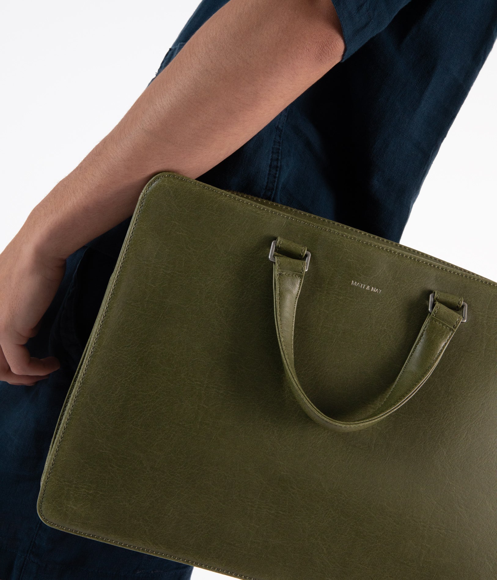 DAVID Vegan Briefcase - Vintage - Image 6