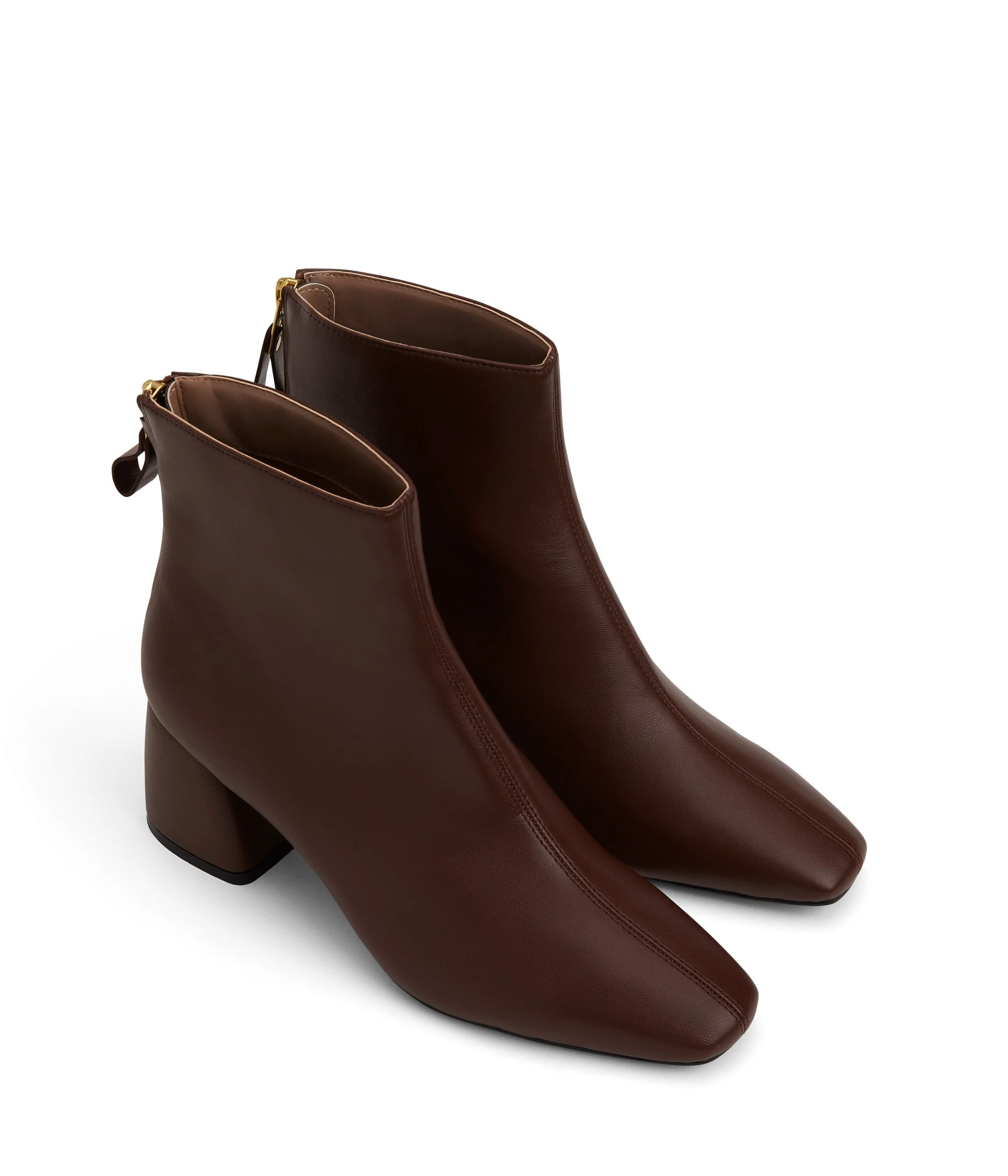 DEENA Women's Vegan Mid Heel Boots - Image 11