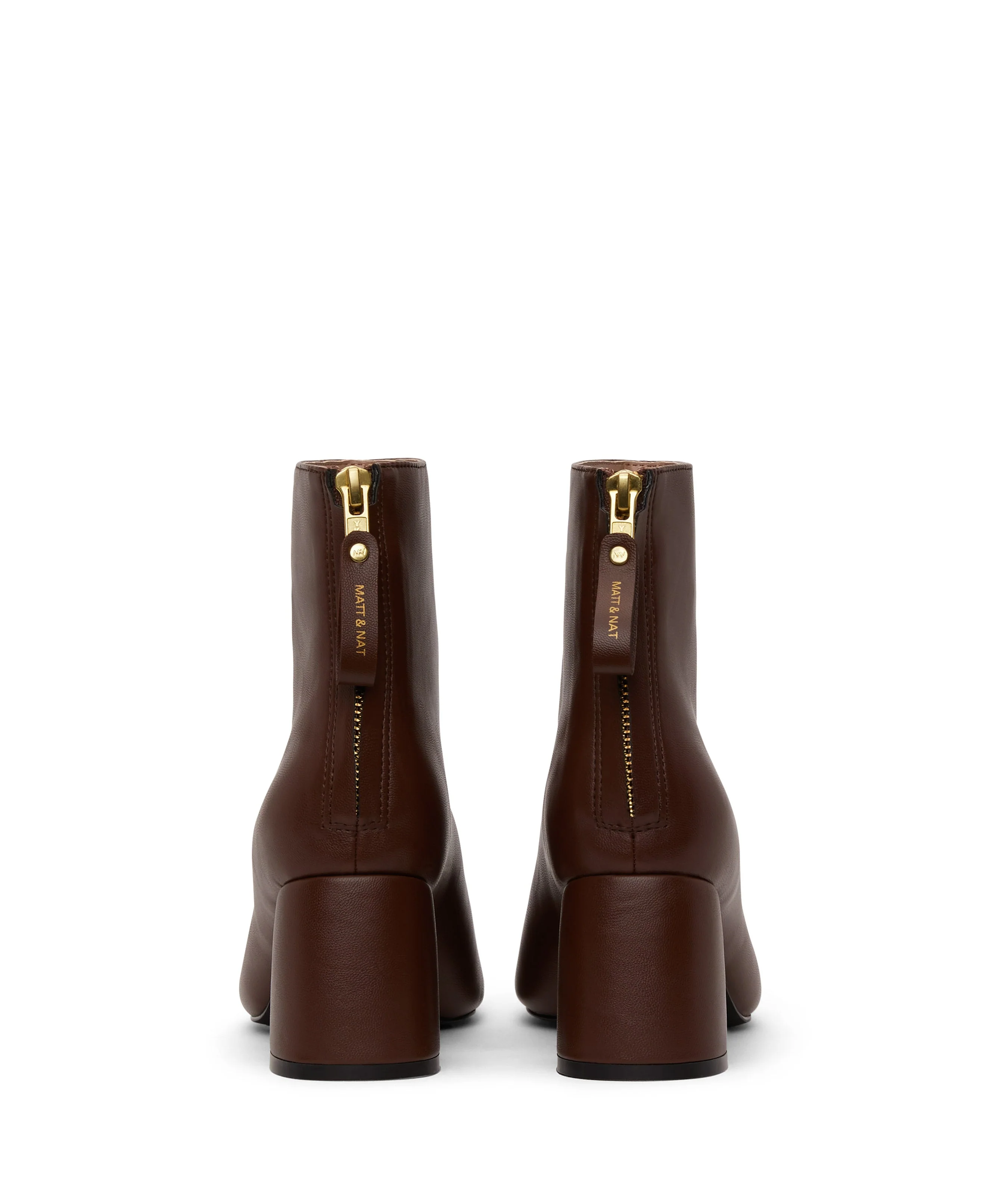 DEENA Women's Vegan Mid Heel Boots - Image 13