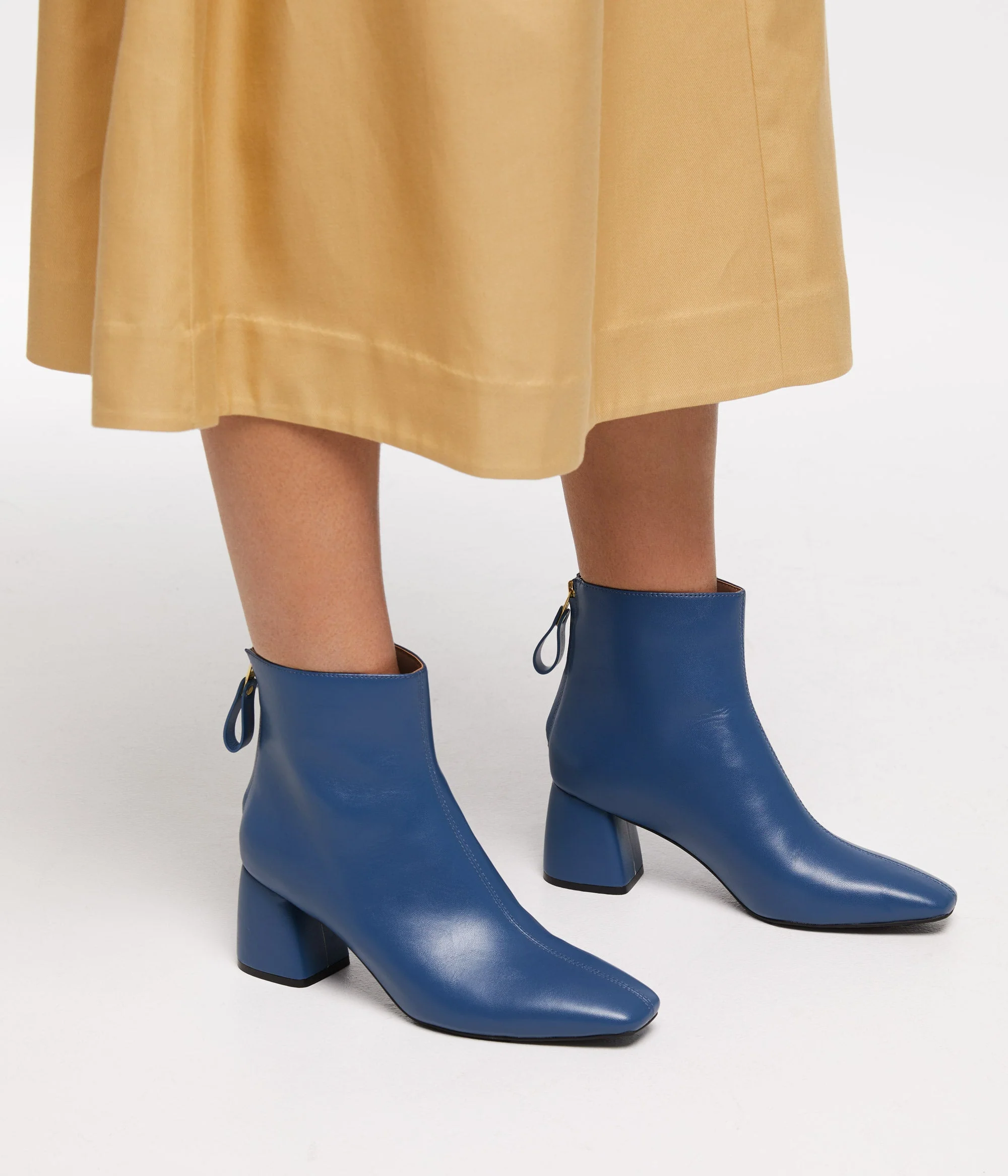 DEENA Women's Vegan Mid Heel Boots - Image 3