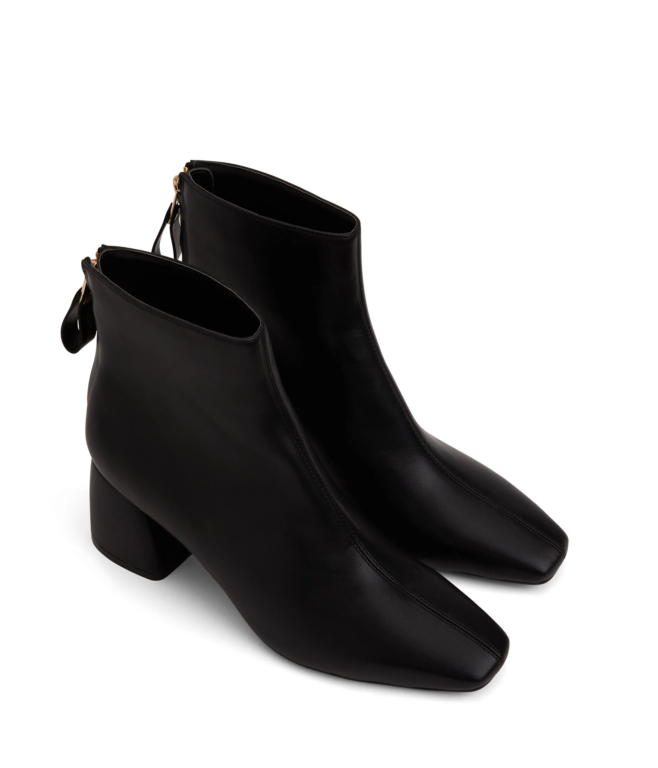 DEENA Women's Vegan Mid Heel Boots - Image 6