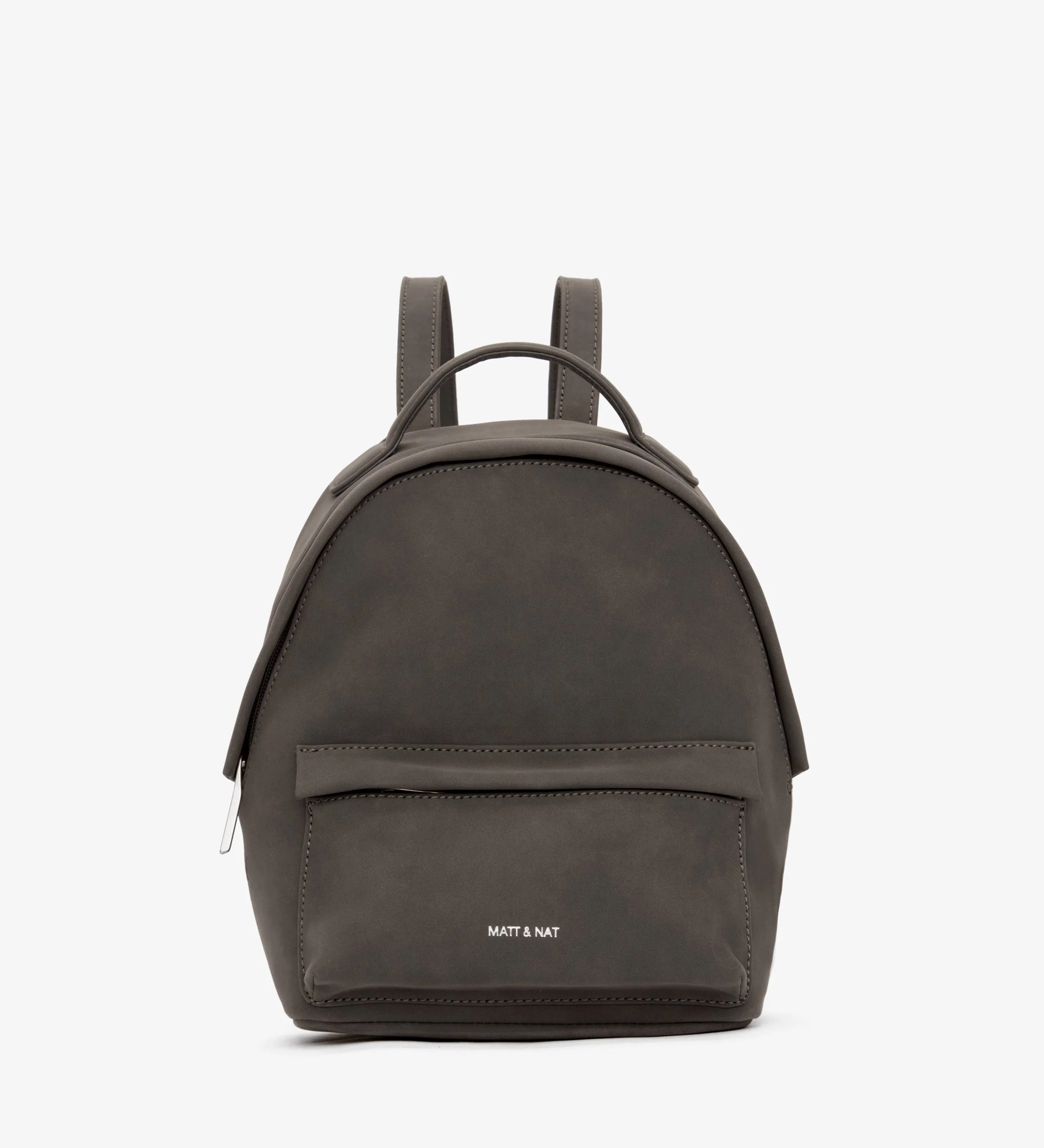 MUNICH MINI Faux Suede Mini Backpack - Suede - Image 6