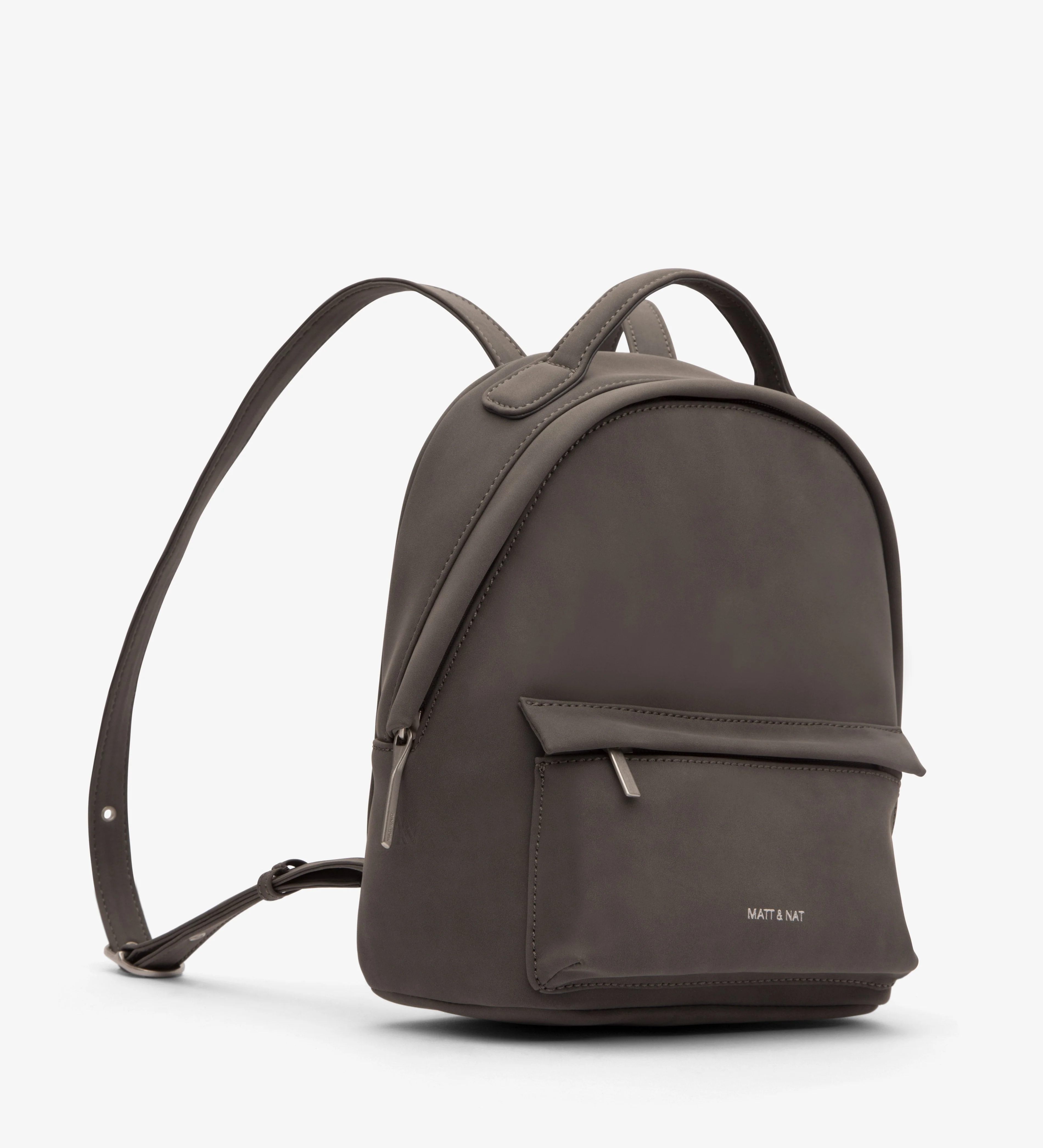 MUNICH MINI Faux Suede Mini Backpack - Suede - Image 8