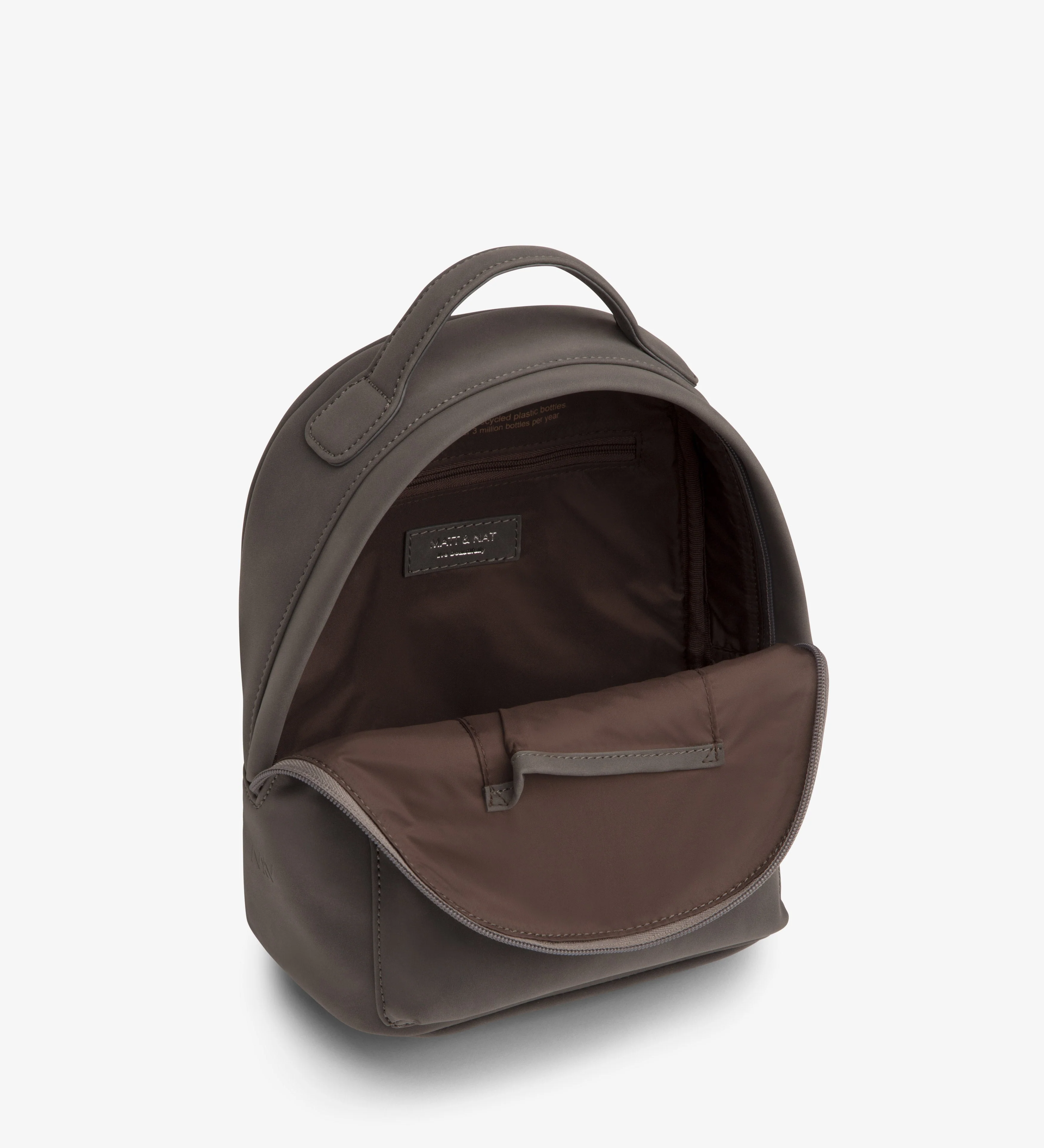 MUNICH MINI Faux Suede Mini Backpack - Suede - Image 9