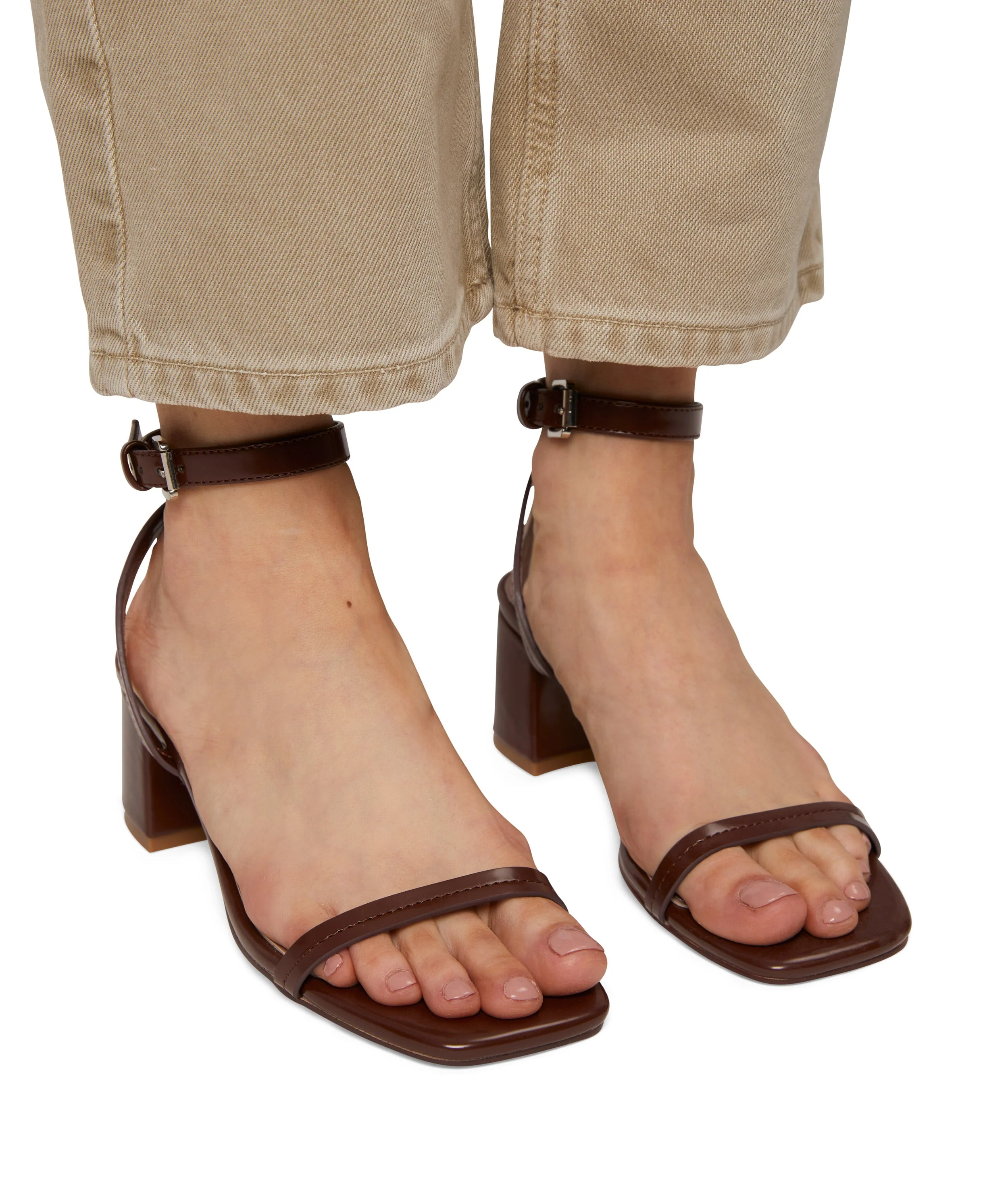 FIOR Women's Vegan Block Heel Sandals - Image 7