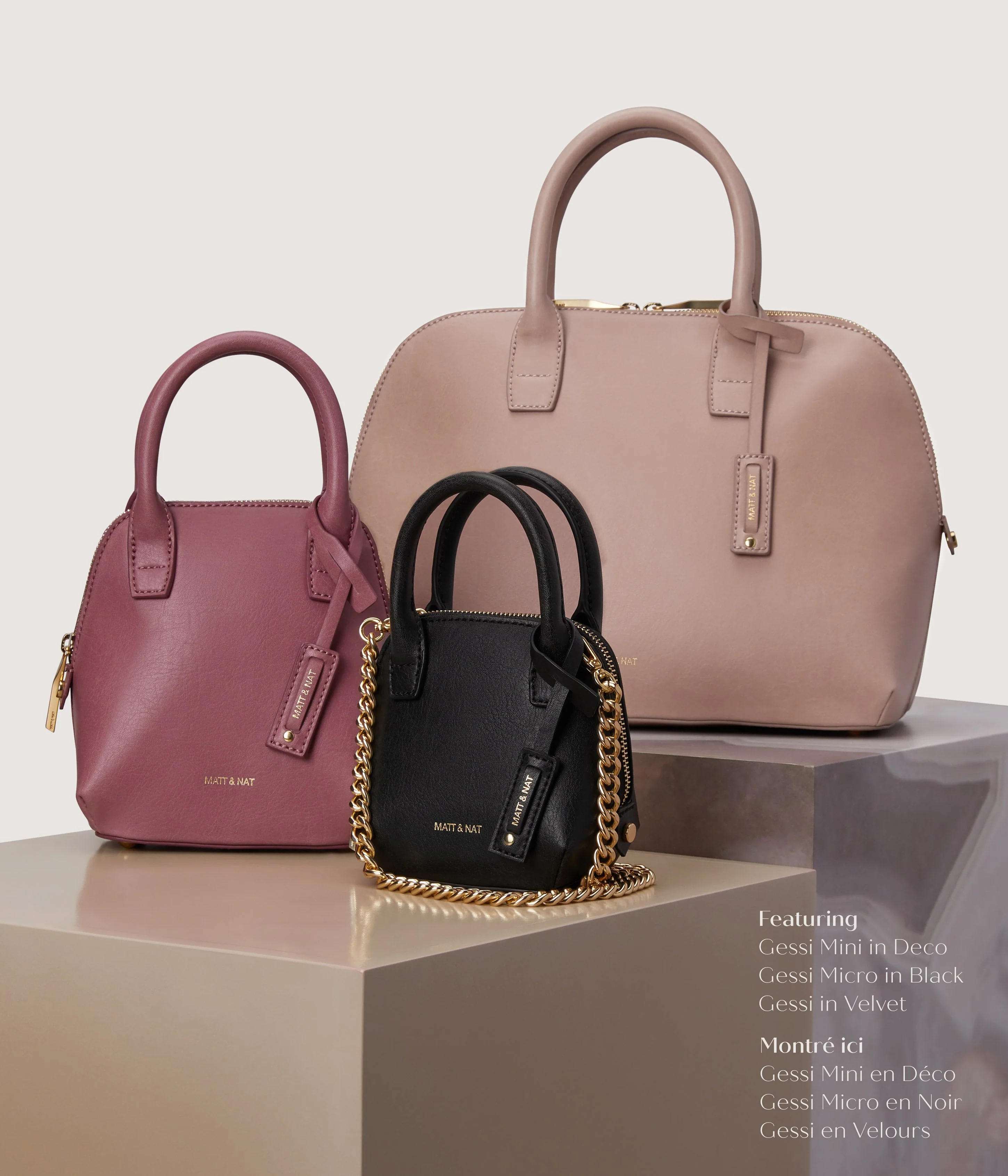 GESSI MICRO Vegan Crossbody Bag - Vintage - Image 3