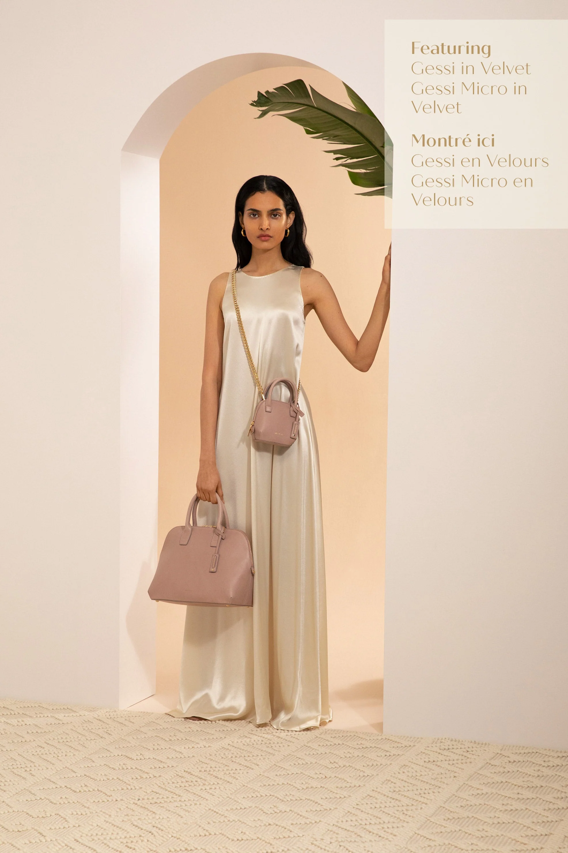 GESSI MICRO Vegan Crossbody Bag - Vintage - Image 5