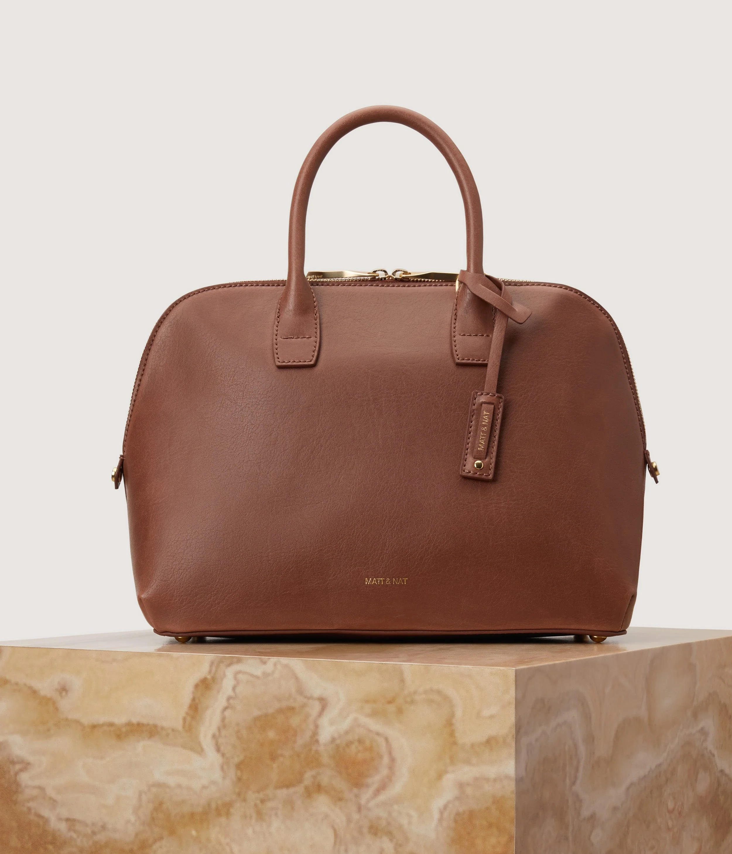 GESSI Vegan Satchel - Vintage - Image 11