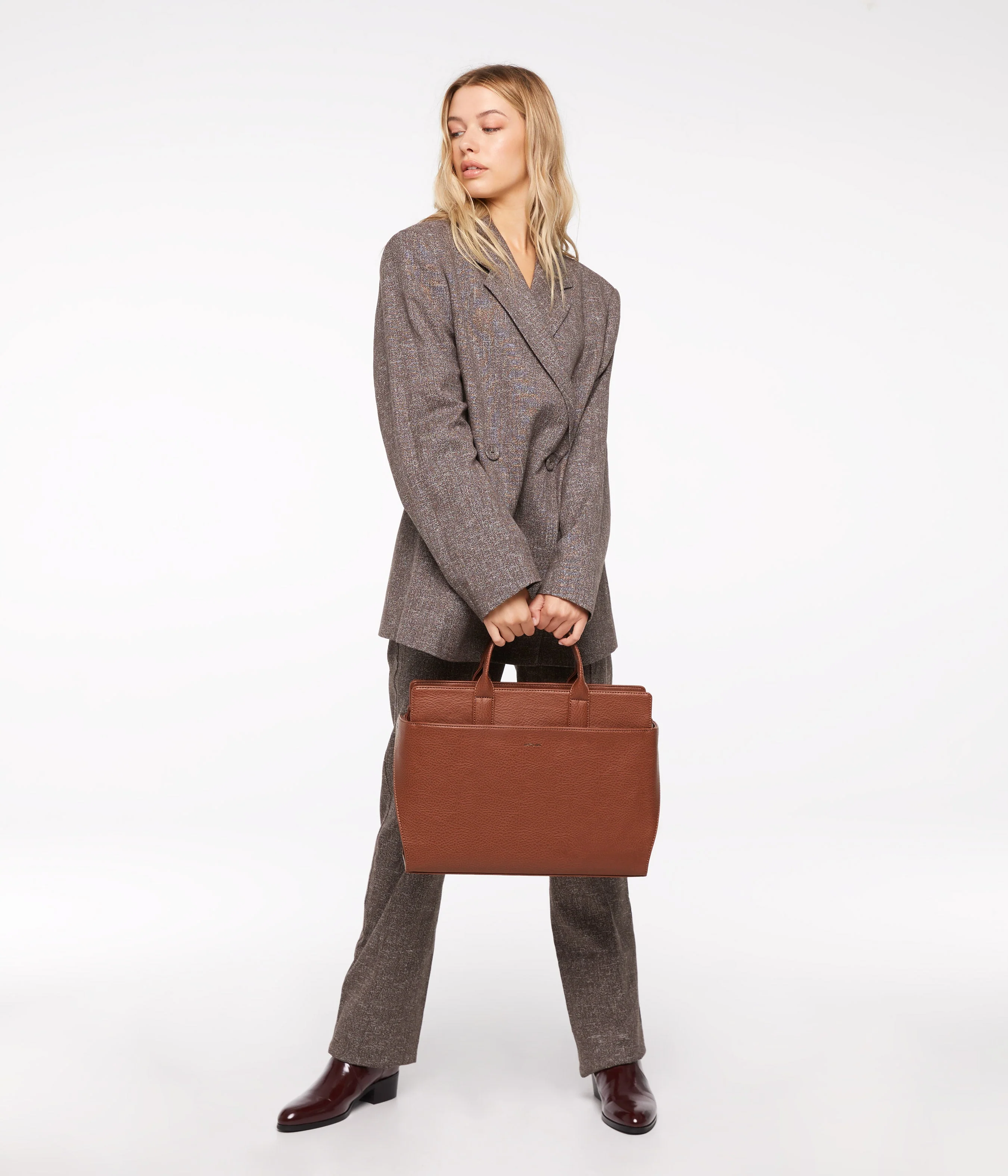 GLORIA Vegan Satchel - Dwell - Image 15