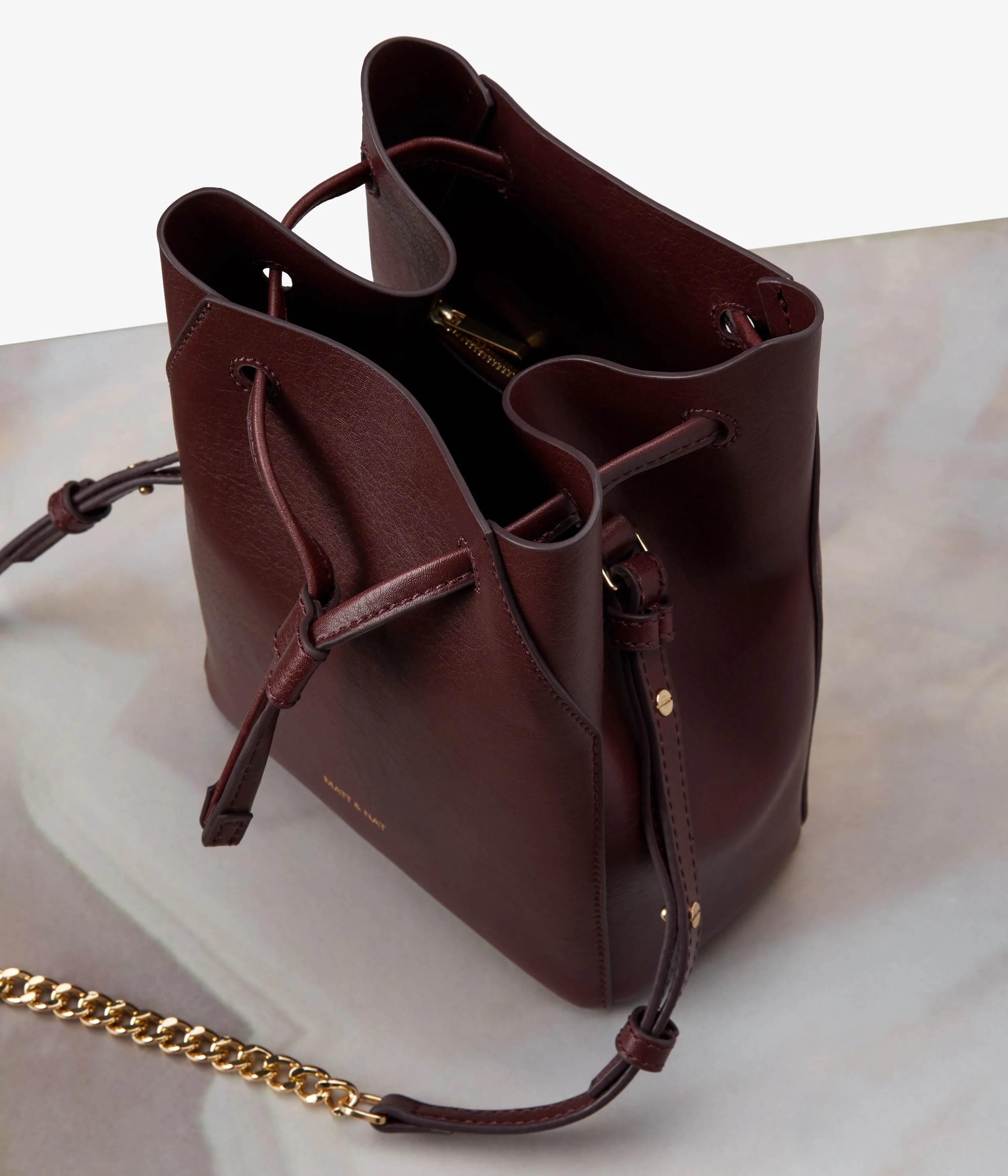 GRACE Vegan Bucket Bag - Vintage - Image 4
