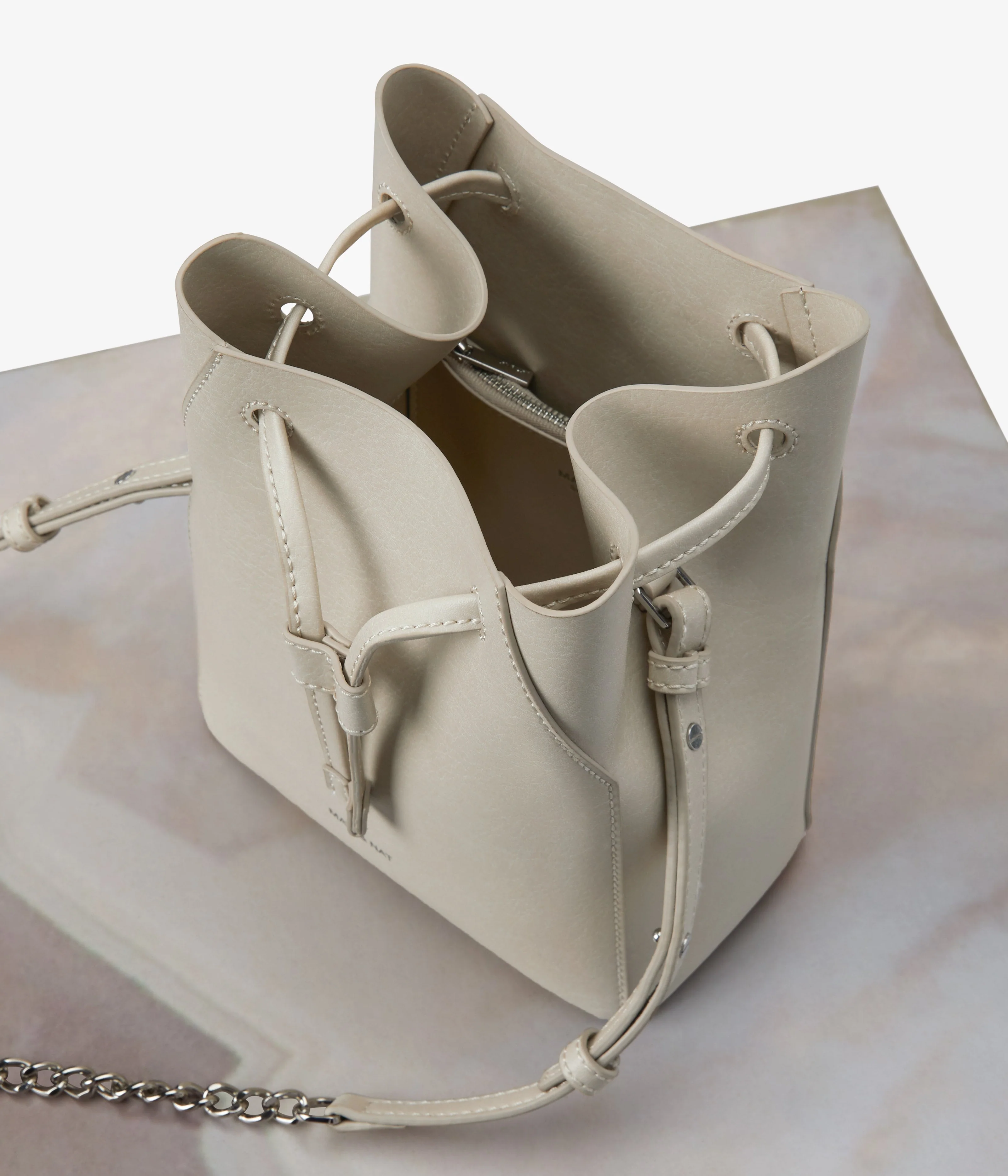 GRACE Vegan Bucket Bag - Vintage - Image 8