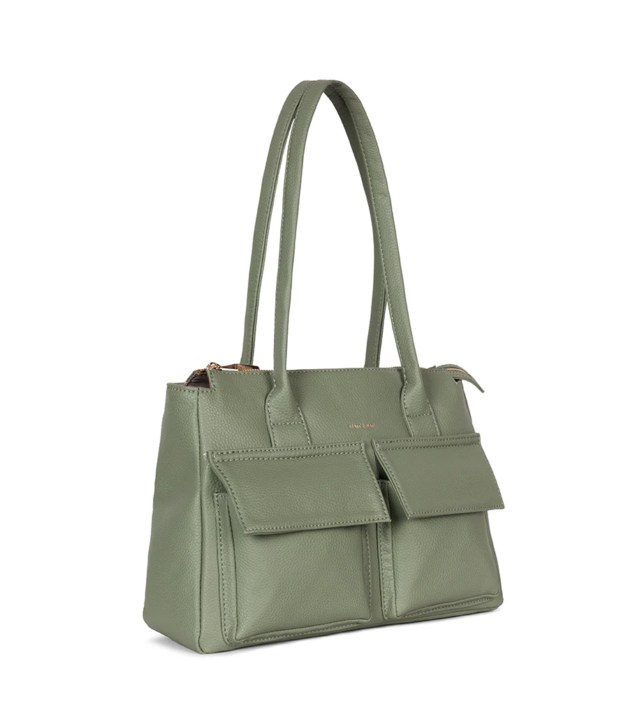 Jordi Vegan Tote Satchel – Grain - Image 11
