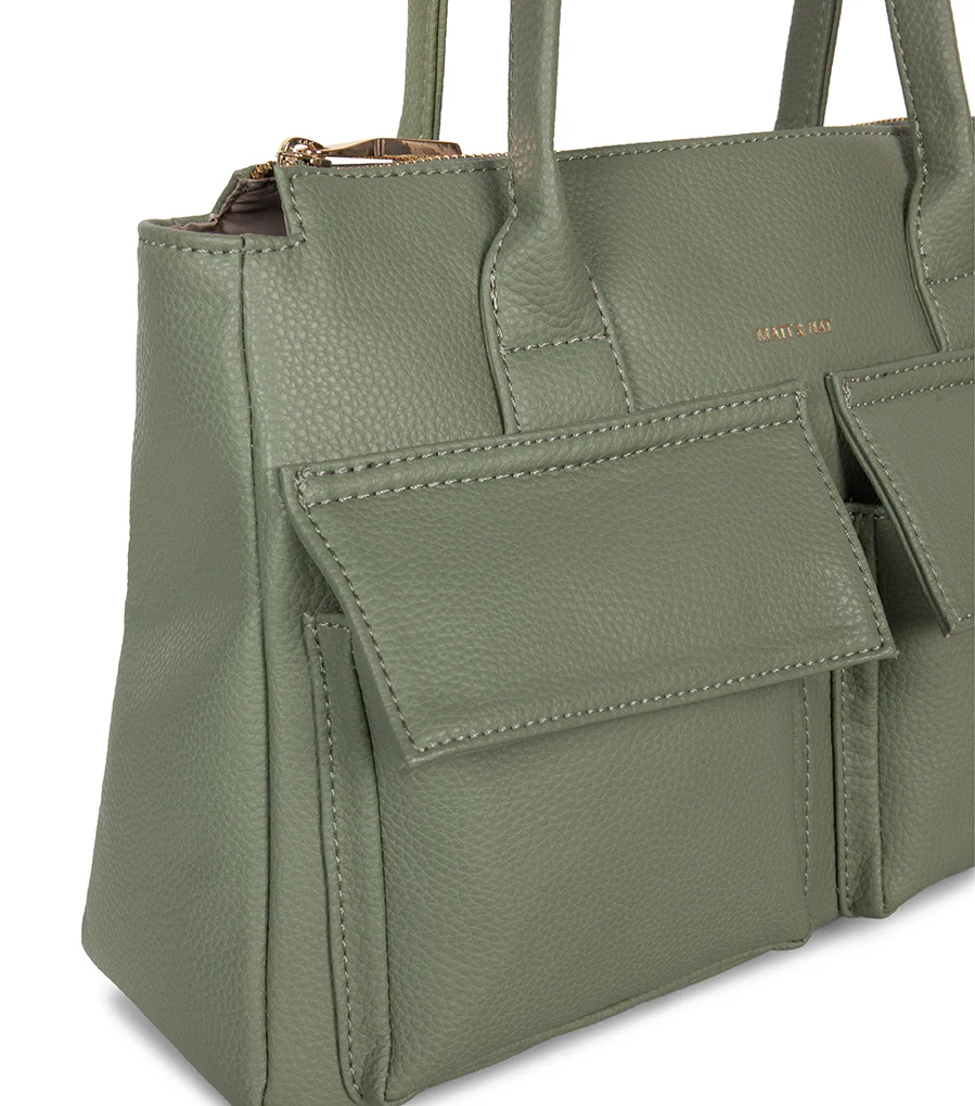 Jordi Vegan Tote Satchel – Grain - Image 14