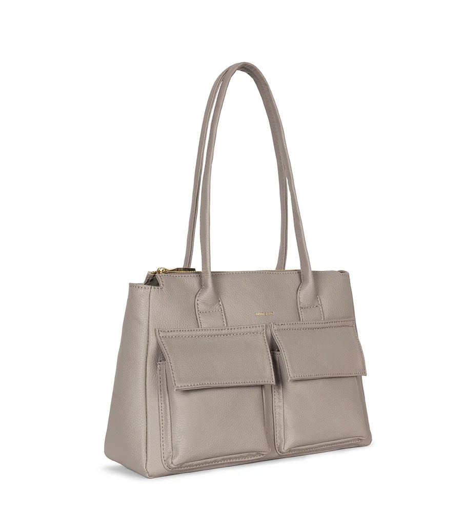 Jordi Vegan Tote Satchel – Grain - Image 18