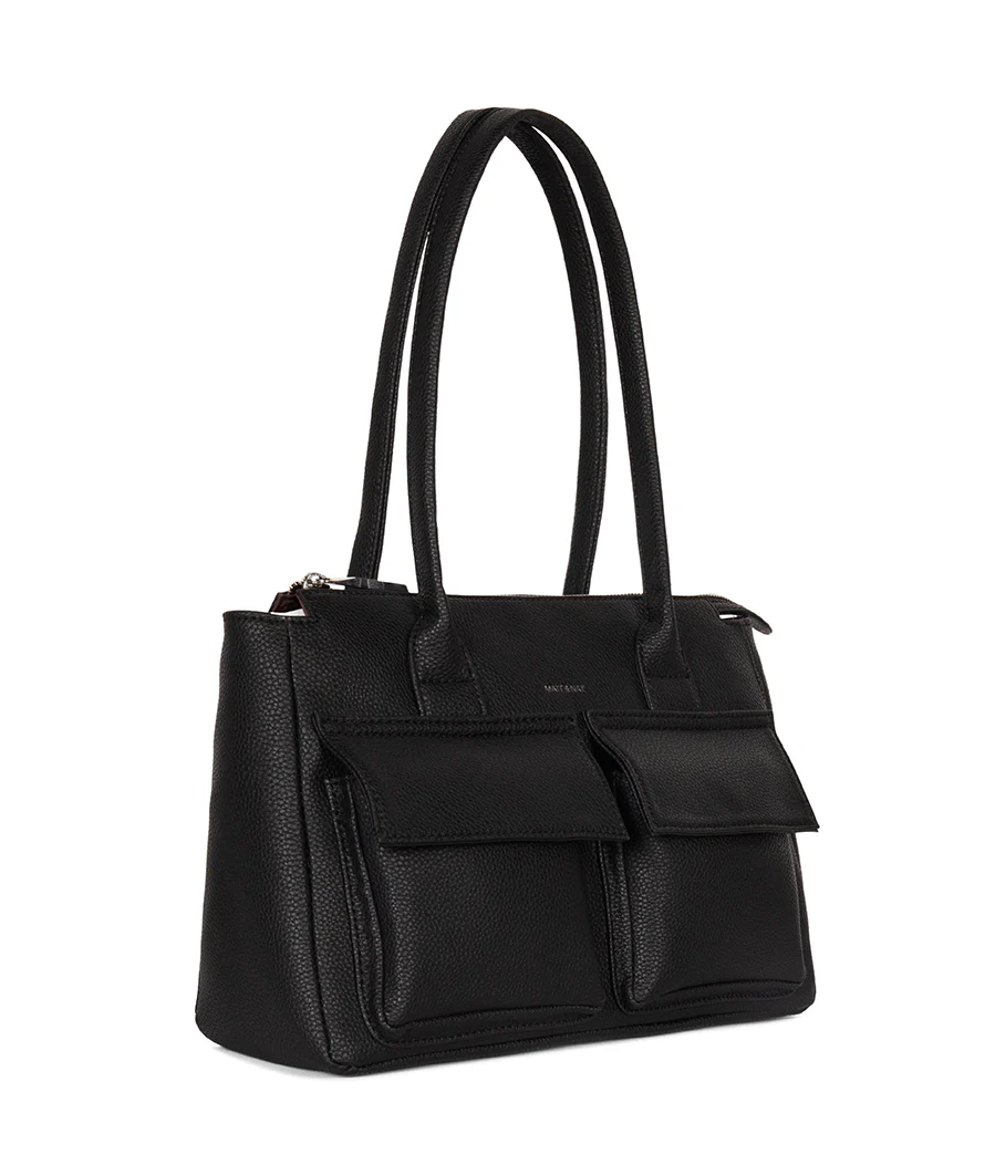 Jordi Vegan Tote Satchel – Grain - Image 4