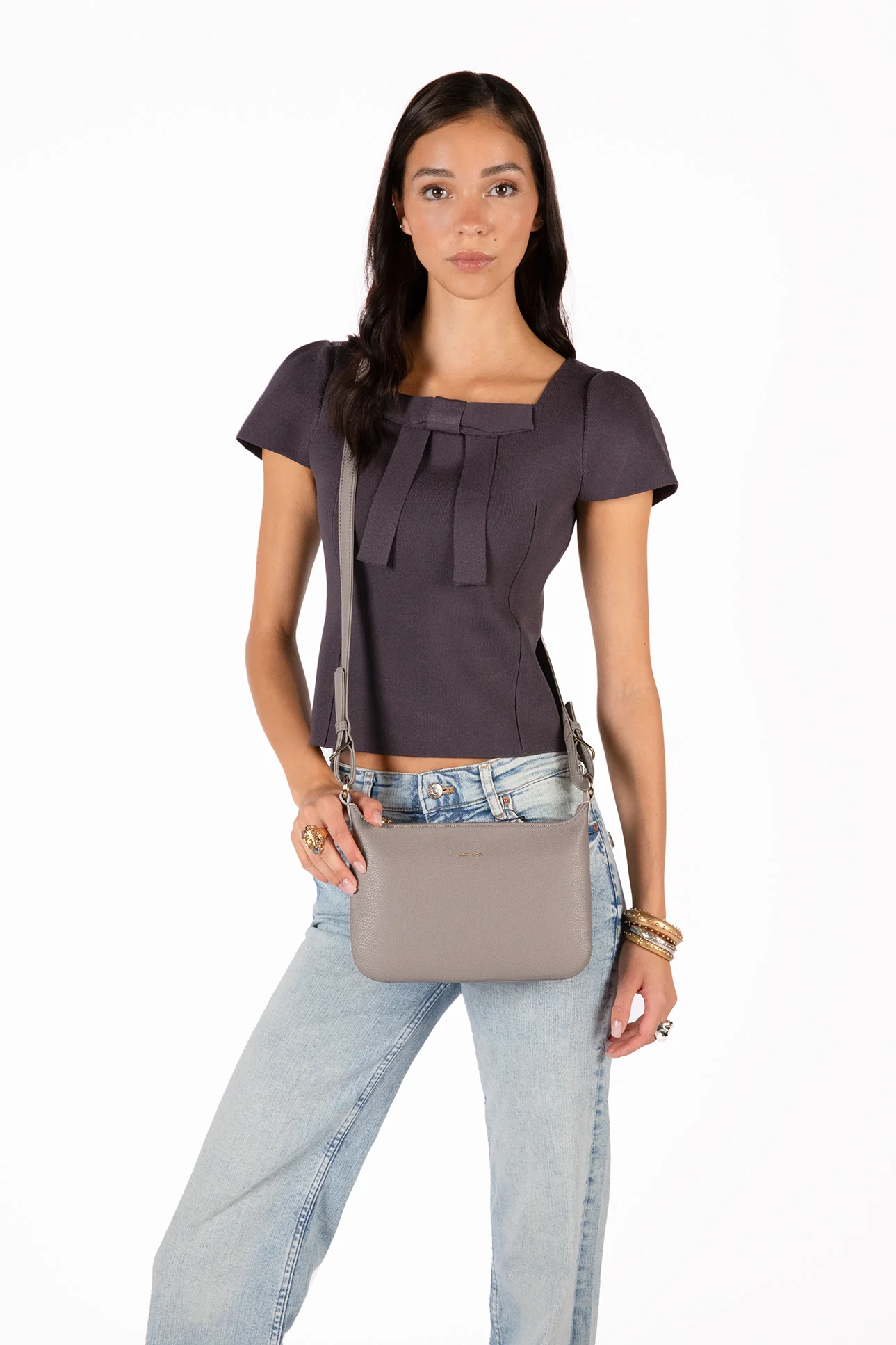 Jina Vegan Shoulder Bag - Grain - Image 11