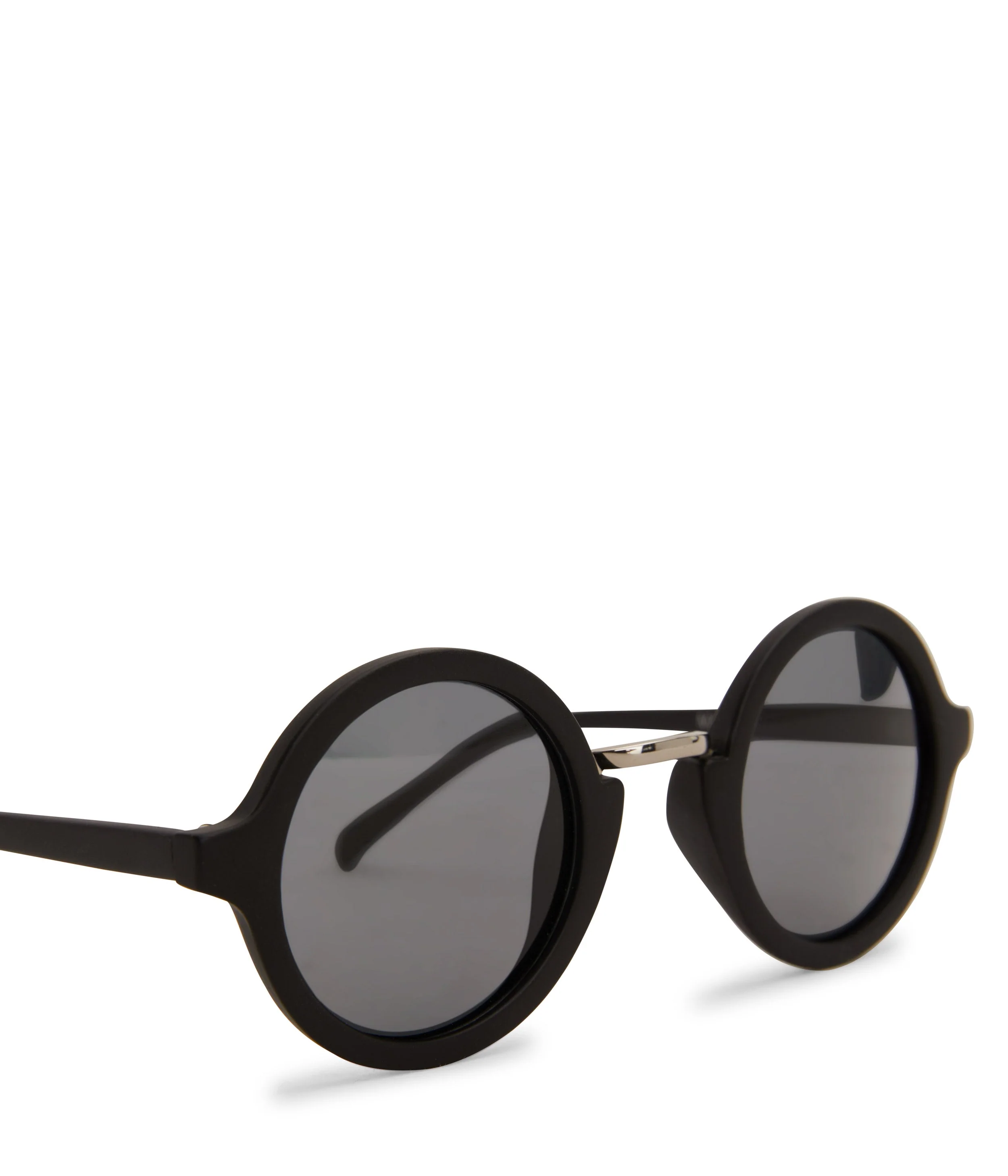 HALSEY Black Round Sunglasses - Image 7