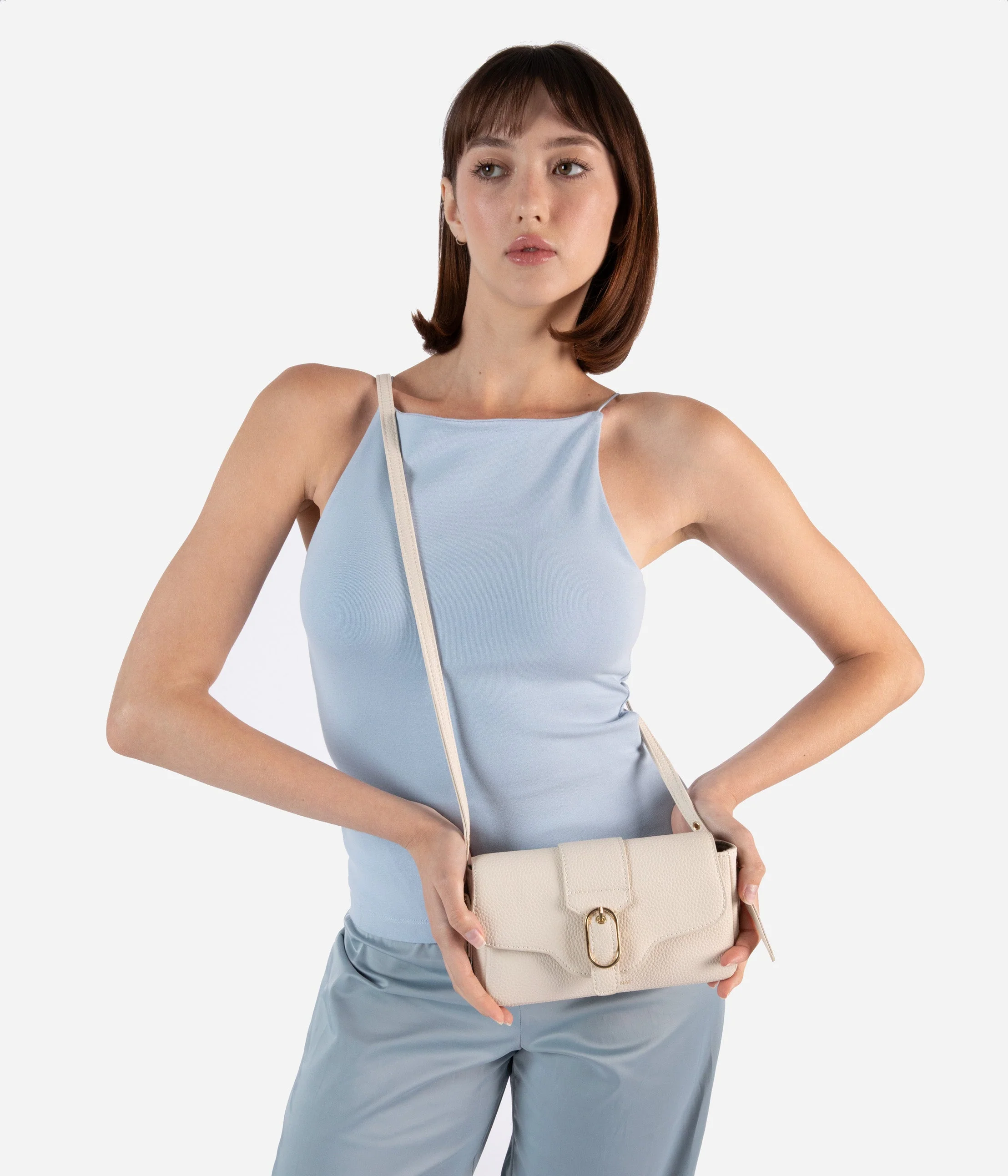 ISABELLE SM Vegan Crossbody Bag – Grain - Image 25