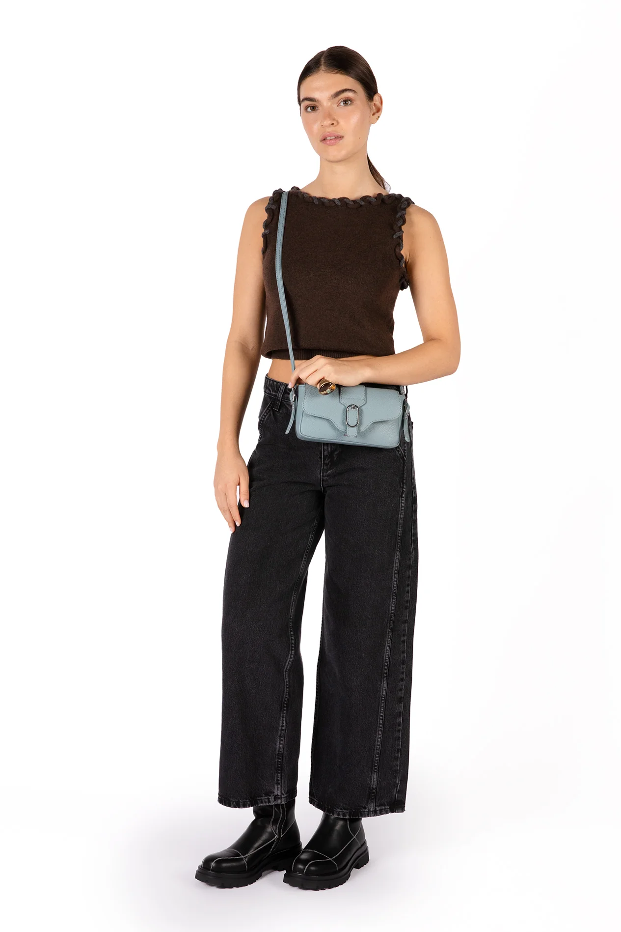 ISABELLE SM Vegan Crossbody Bag – Grain - Image 68
