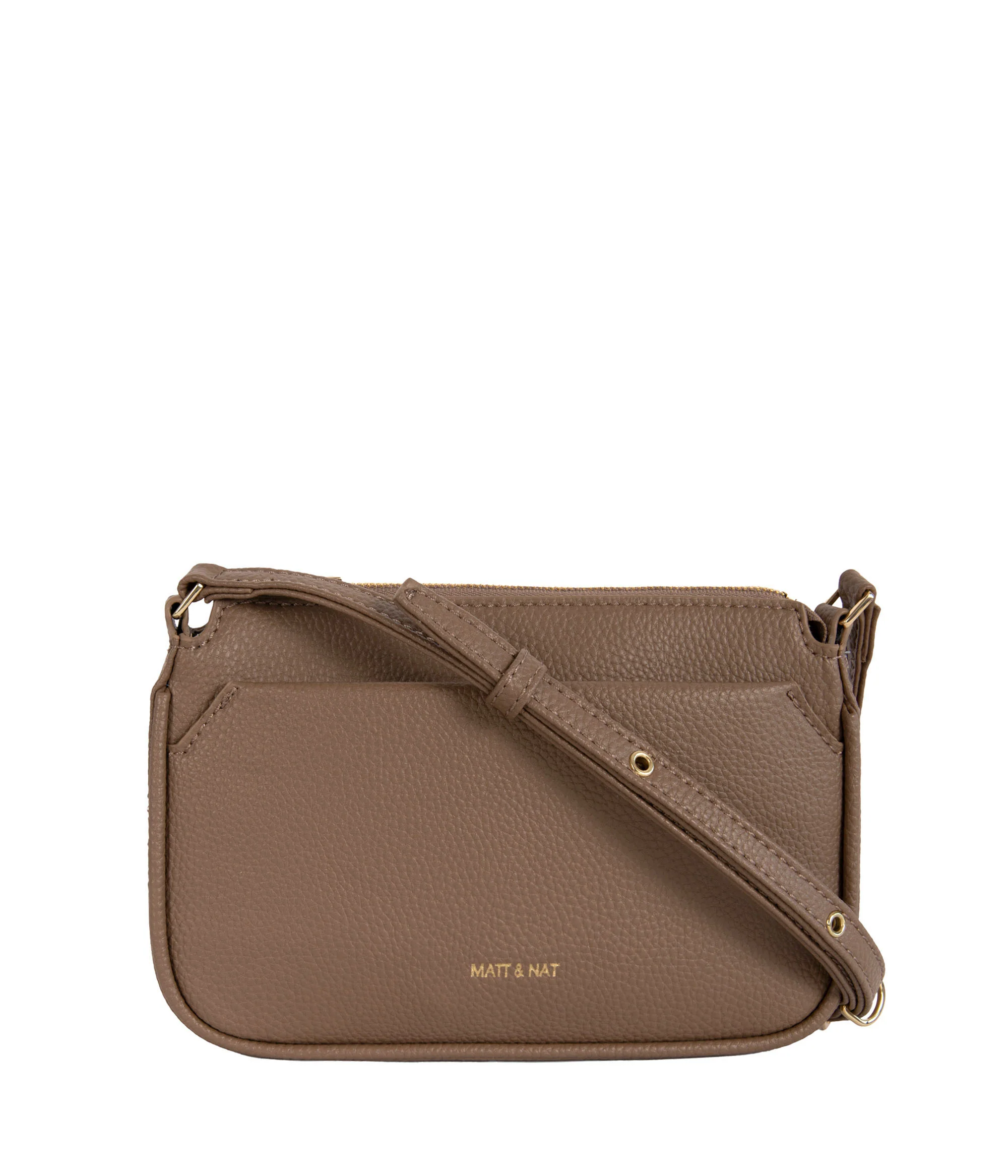 IVY Slim Vegan Crossbody Bag - Grain - Image 30