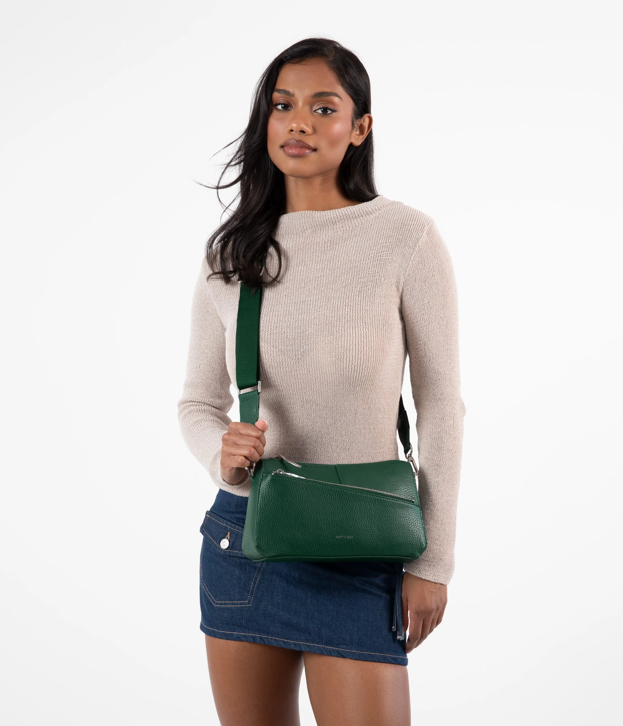 JANICE Vegan Crossbody Bag - Purity - Image 55