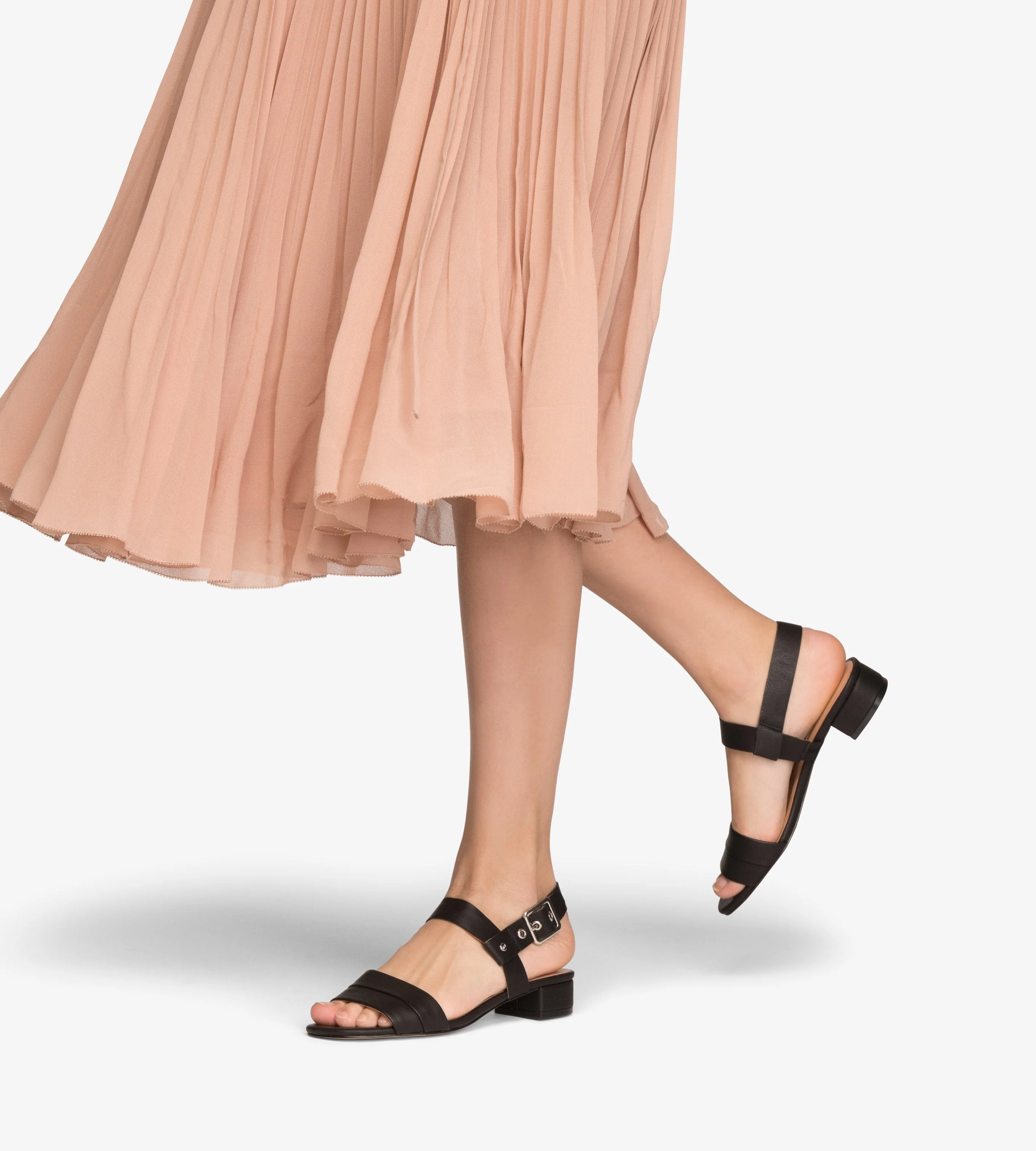 JOJO Vegan Block Heel Sandals - Image 4
