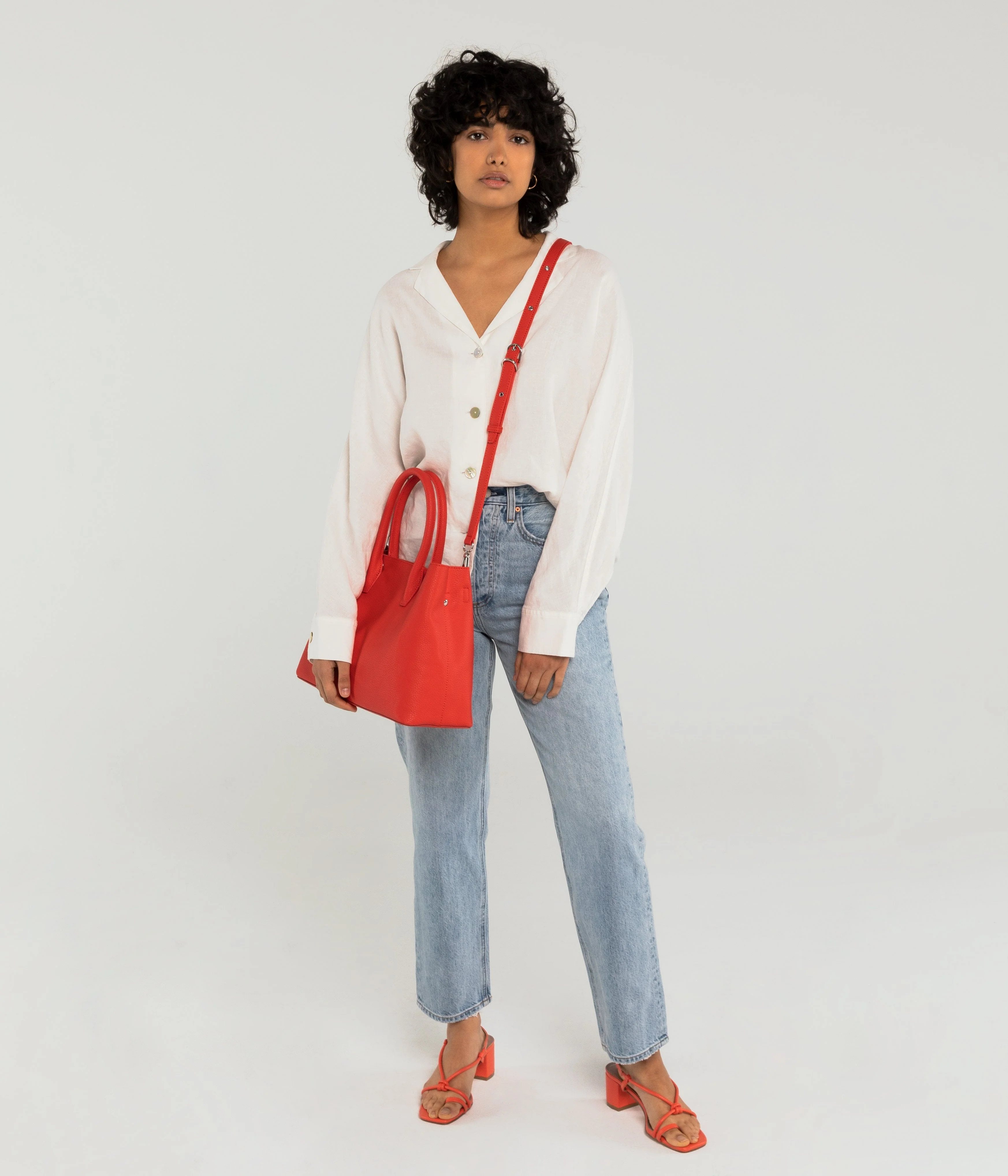 KRISTASM Small Vegan Satchel - Purity - Image 21