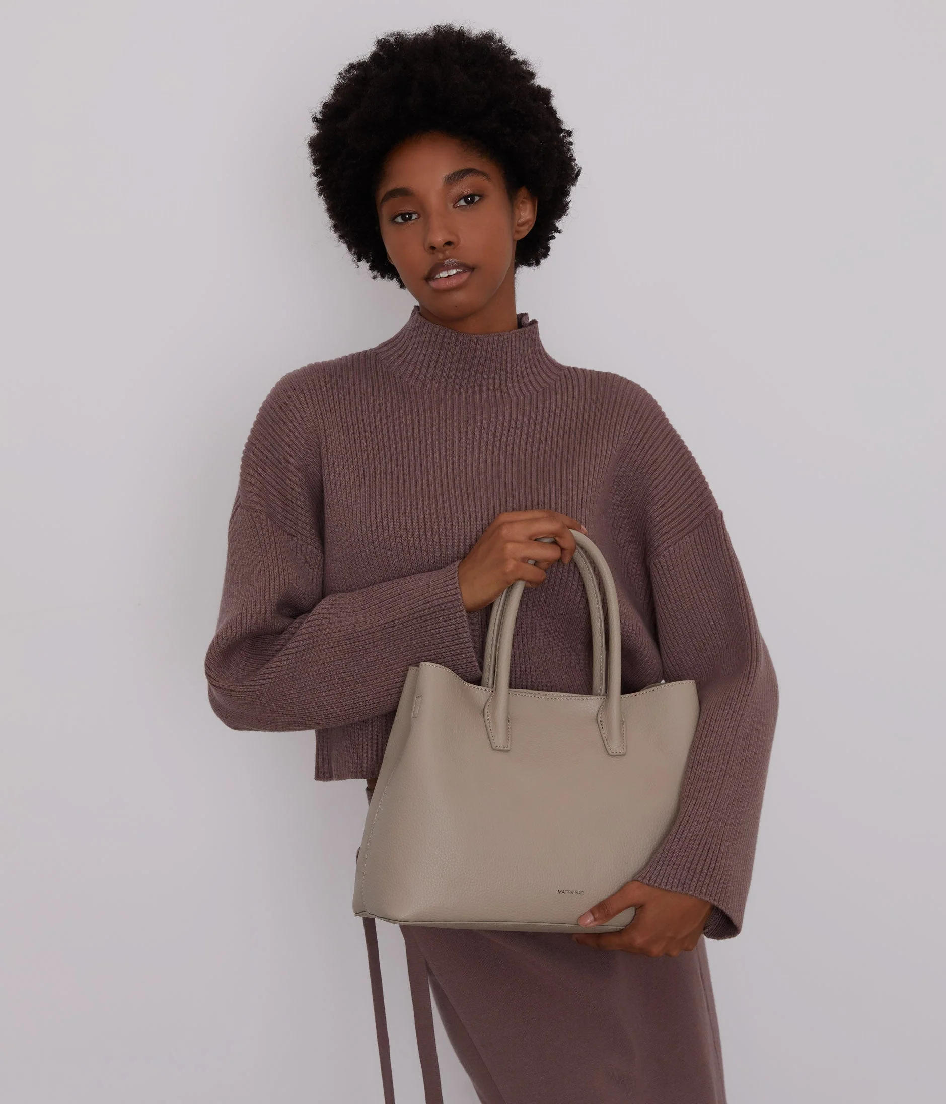 KRISTASM Small Vegan Satchel - Purity - Image 39