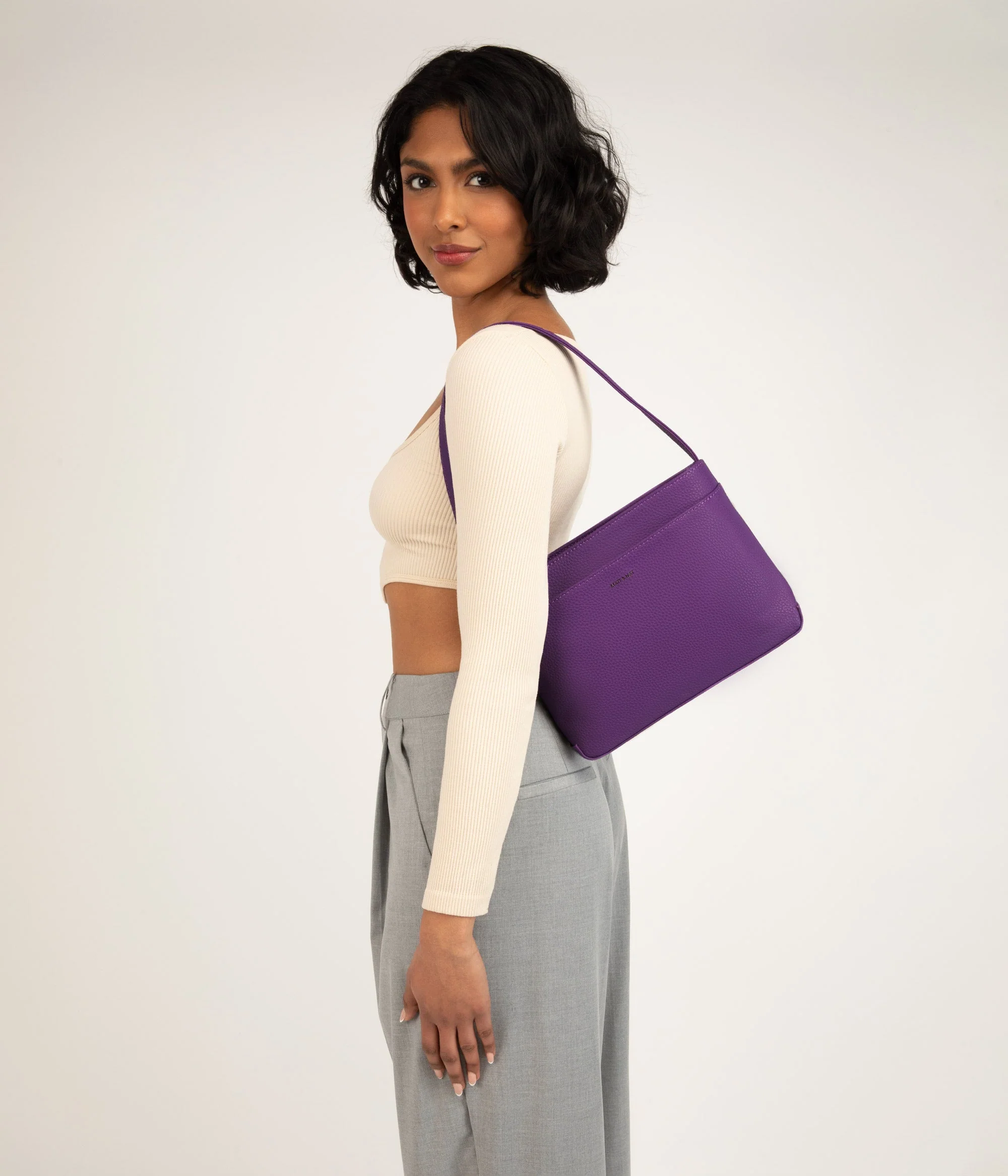 LUISA Sustainable Vegan Shoulder Bag - Purity - Image 18