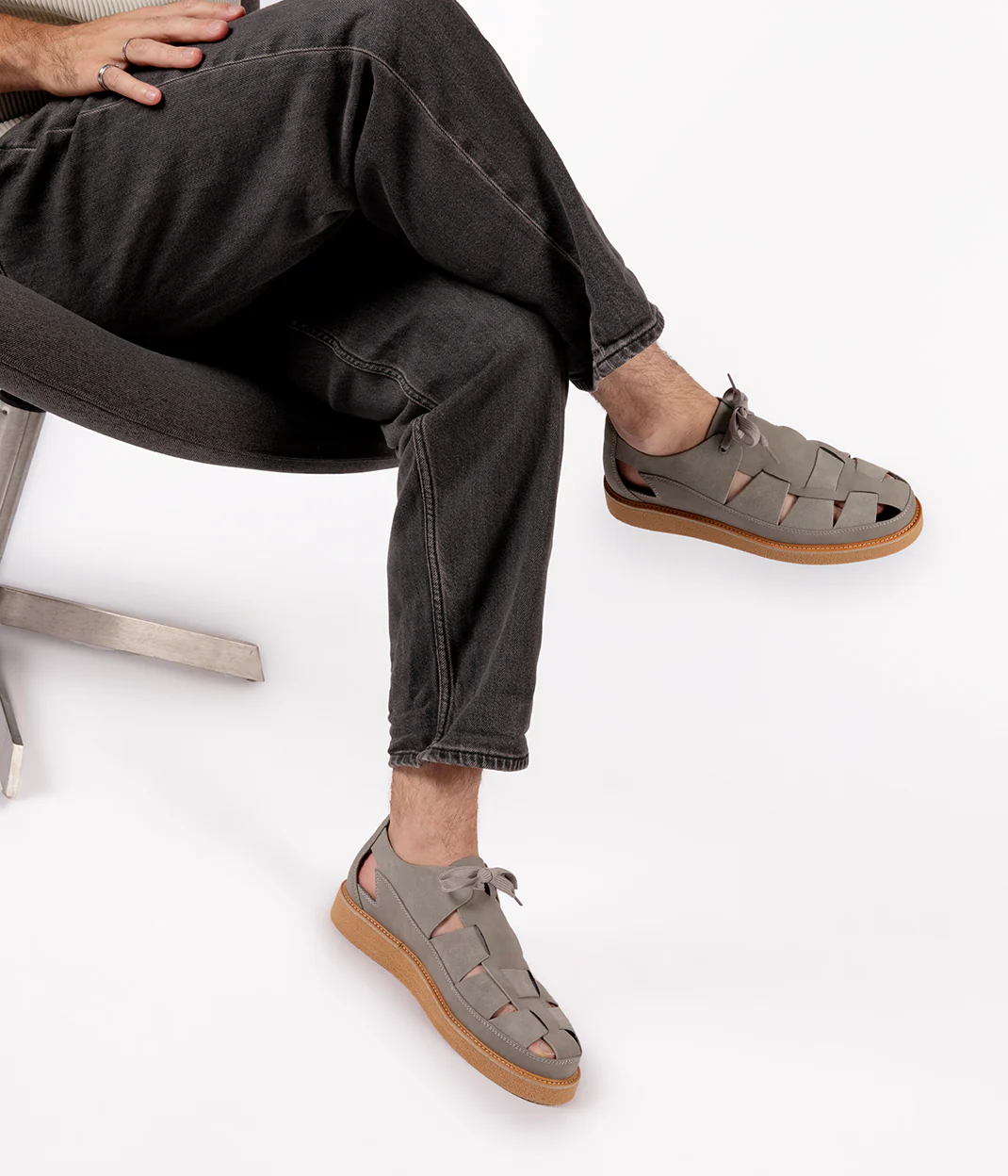 IZAK Men's Vegan Slip On Sandals - Image 8