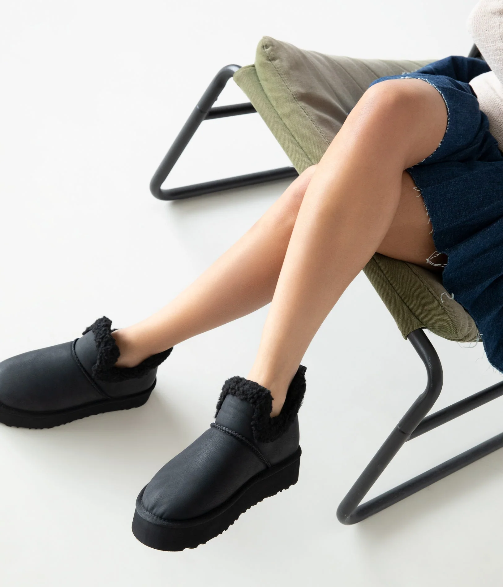 MINJEE Women's Vegan Ankle Boots - Image 8