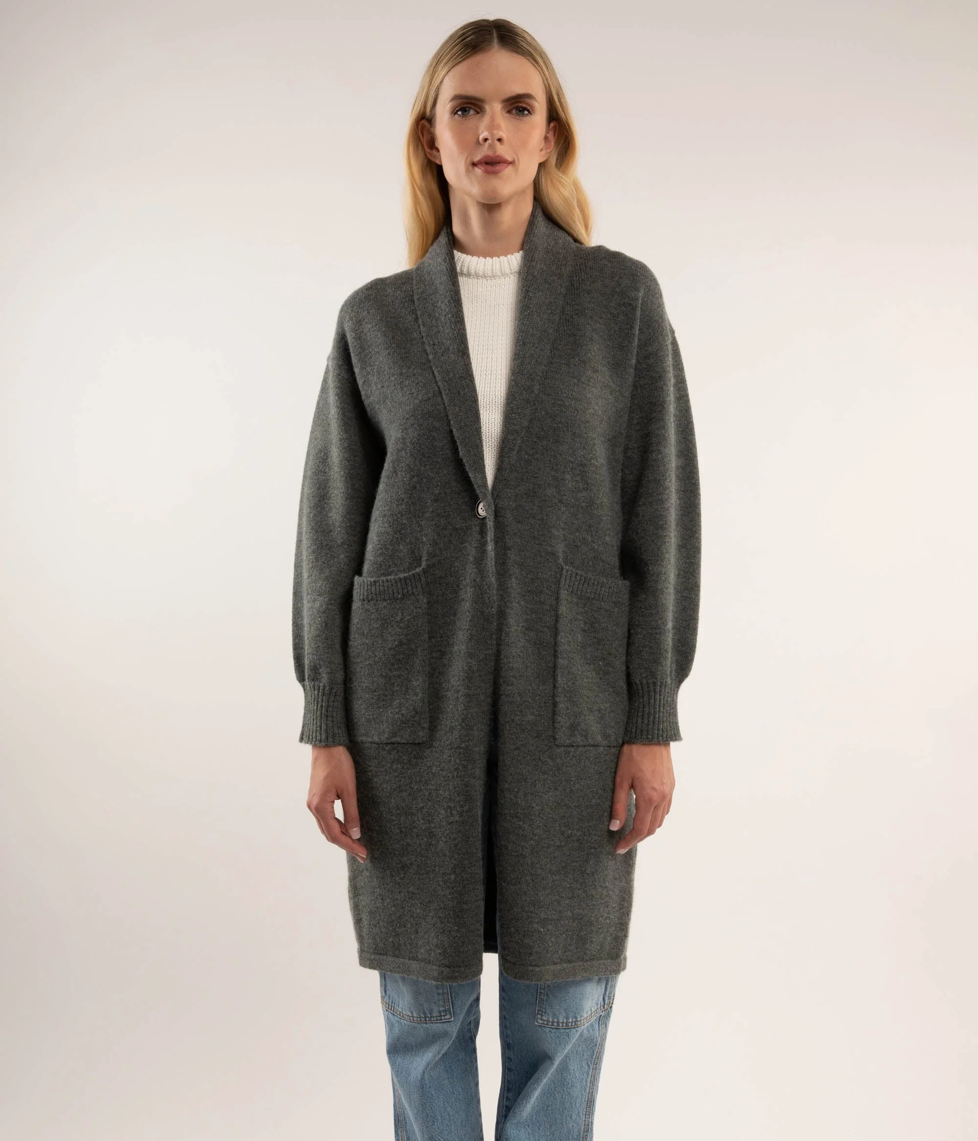 NESS Knee-Length Cardigan - Image 12