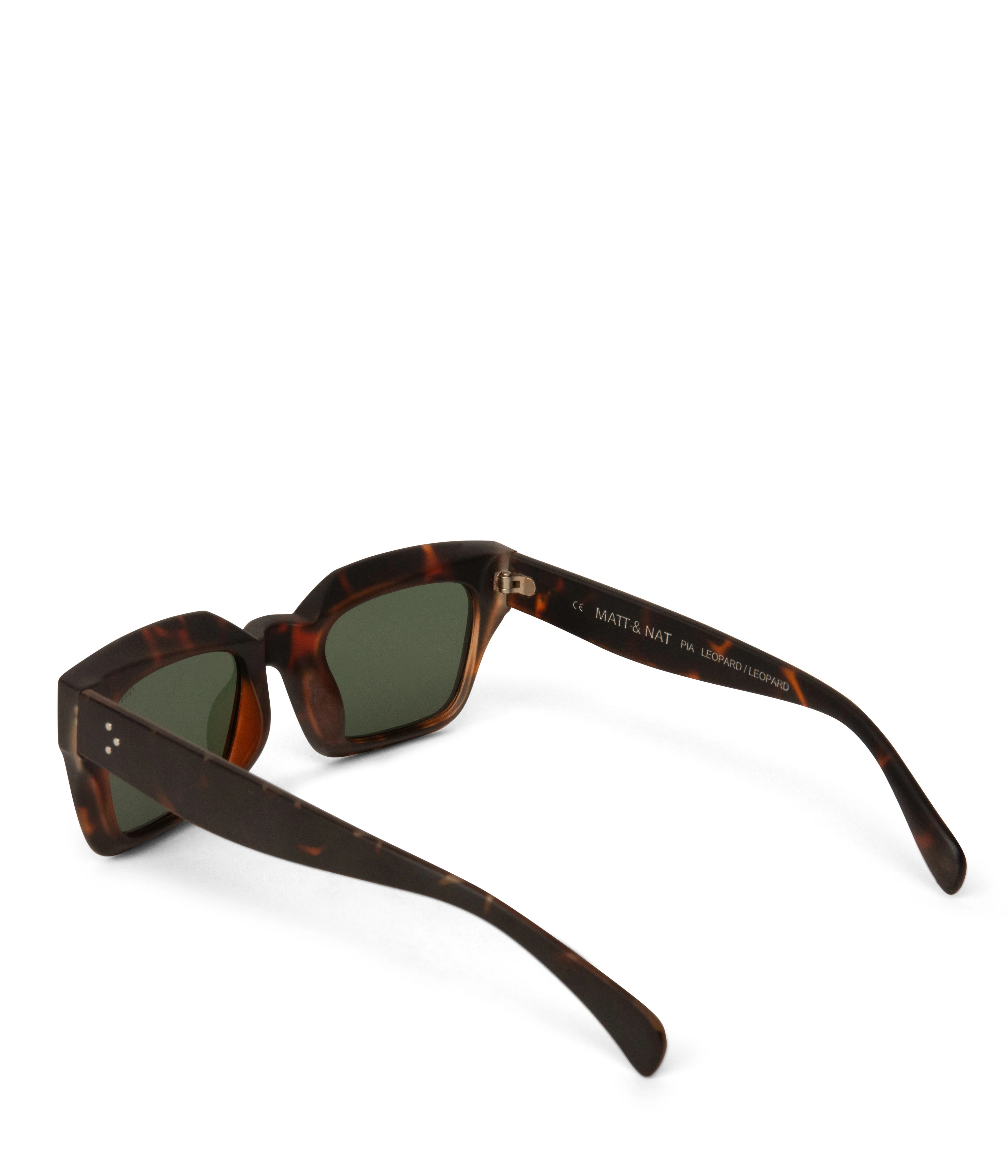 PIA Leopard Rectangle Sunglasses - Image 5