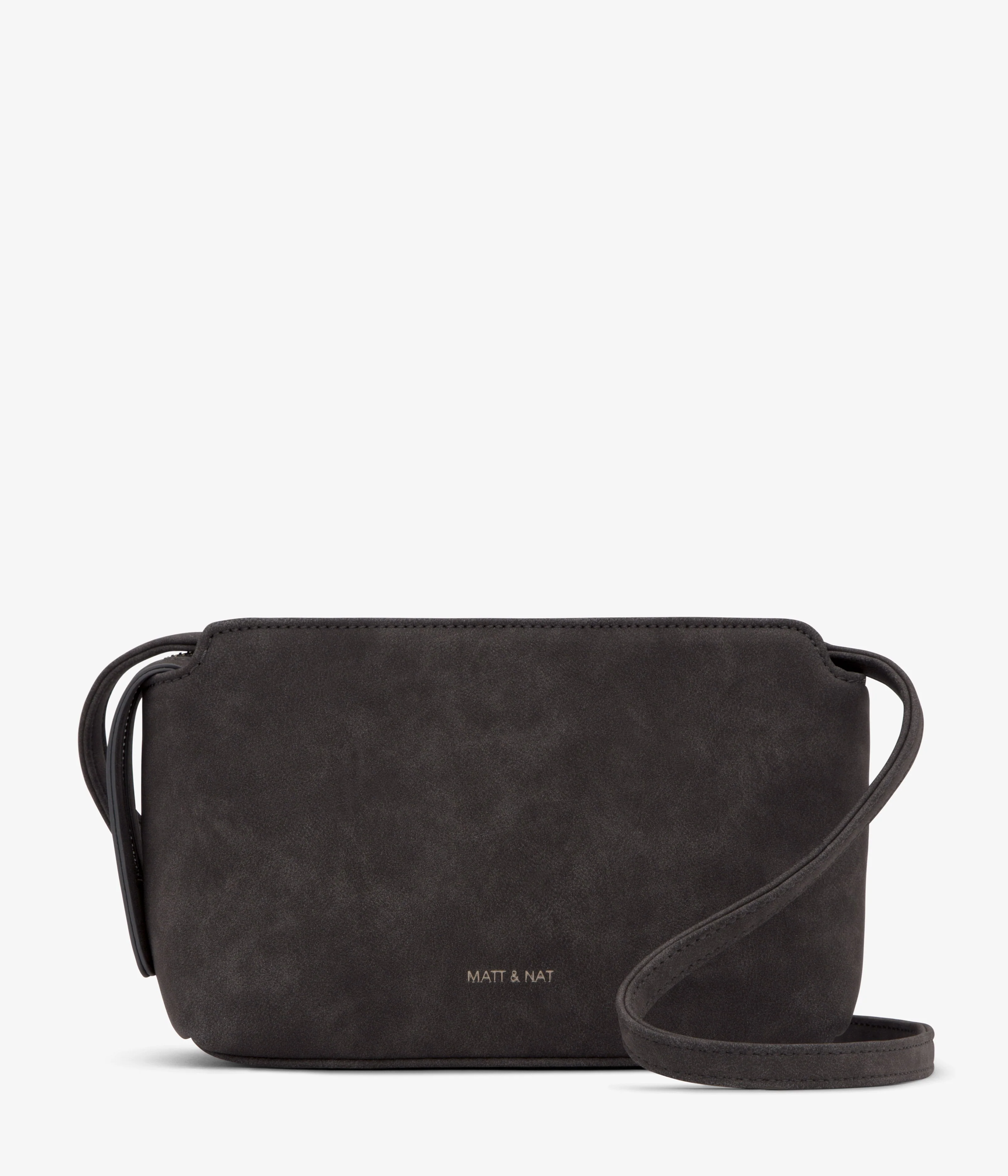RAVEN Vegan Crossbody Bag - Suede