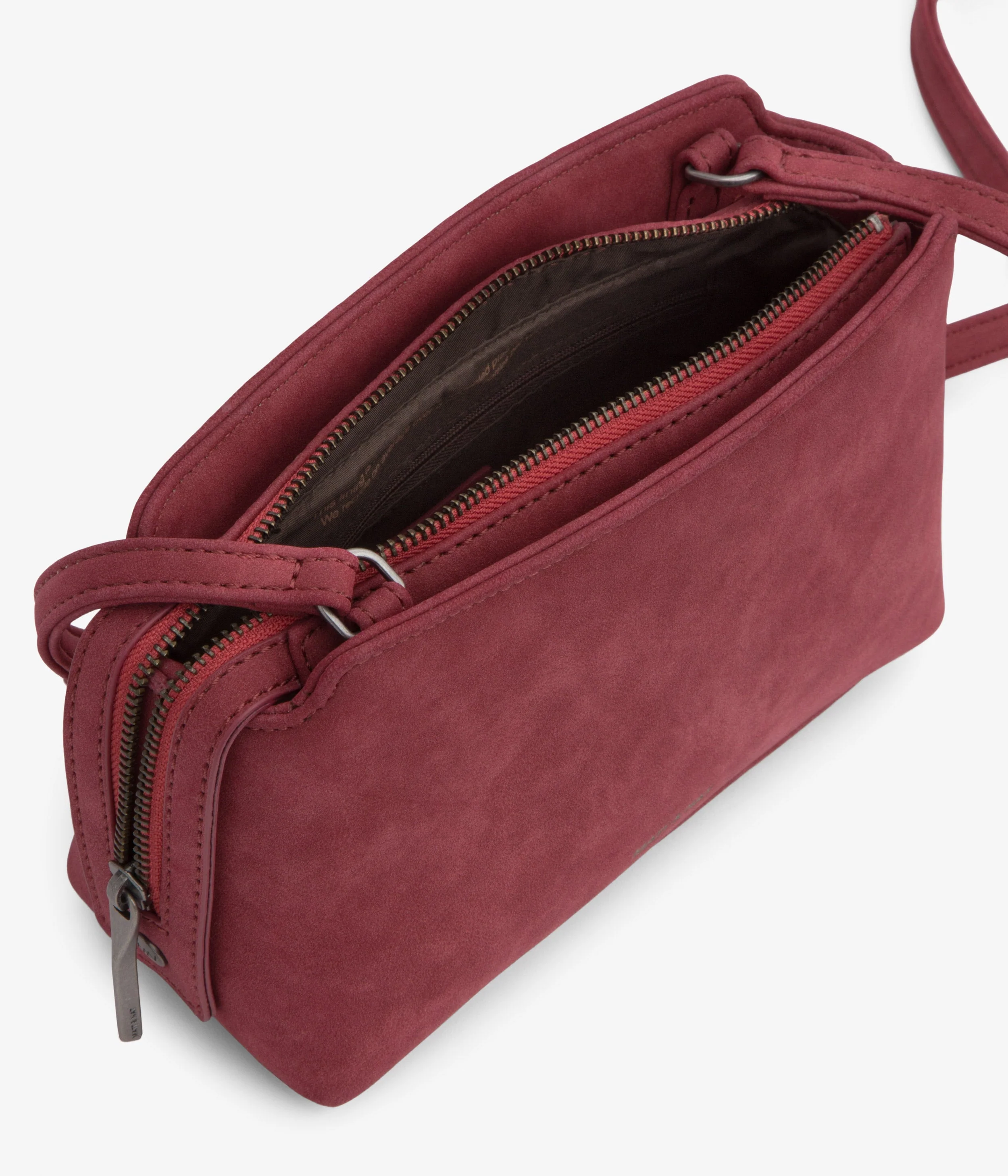 RAVEN Vegan Crossbody Bag - Suede - Image 8