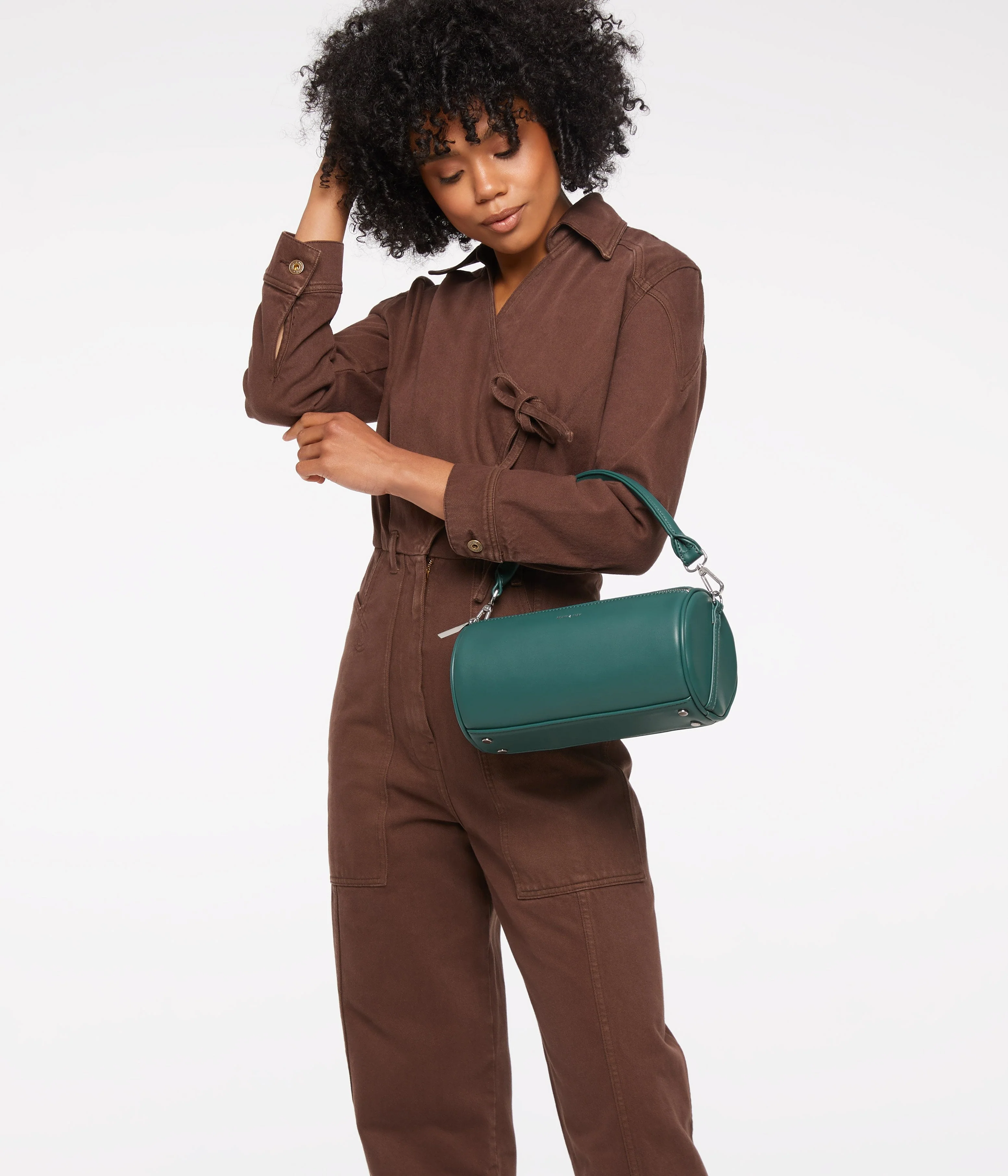 SEOUL Vegan Barrel Satchel - Loom - Image 21