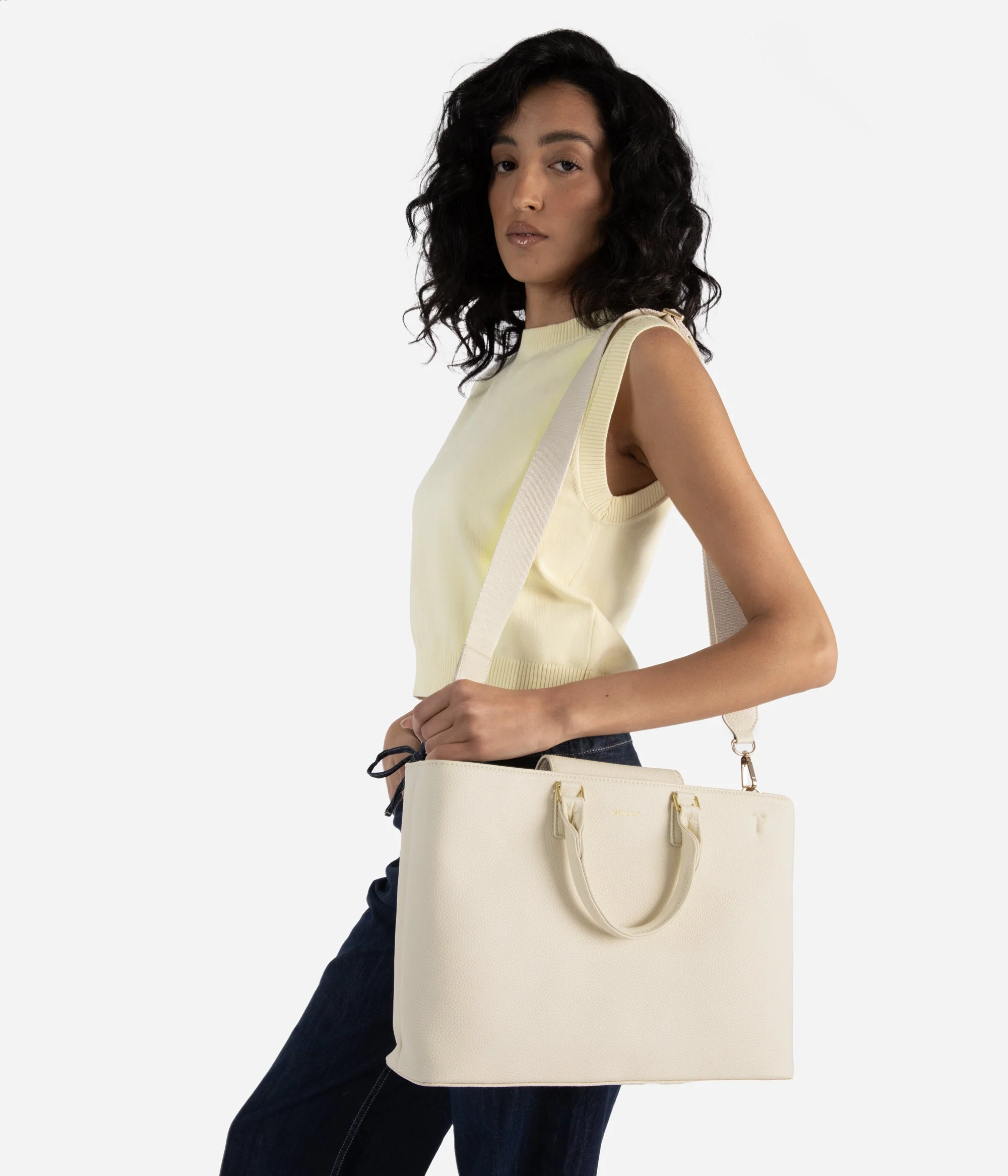 SEVYN Vegan Satchel - Grain - Image 10
