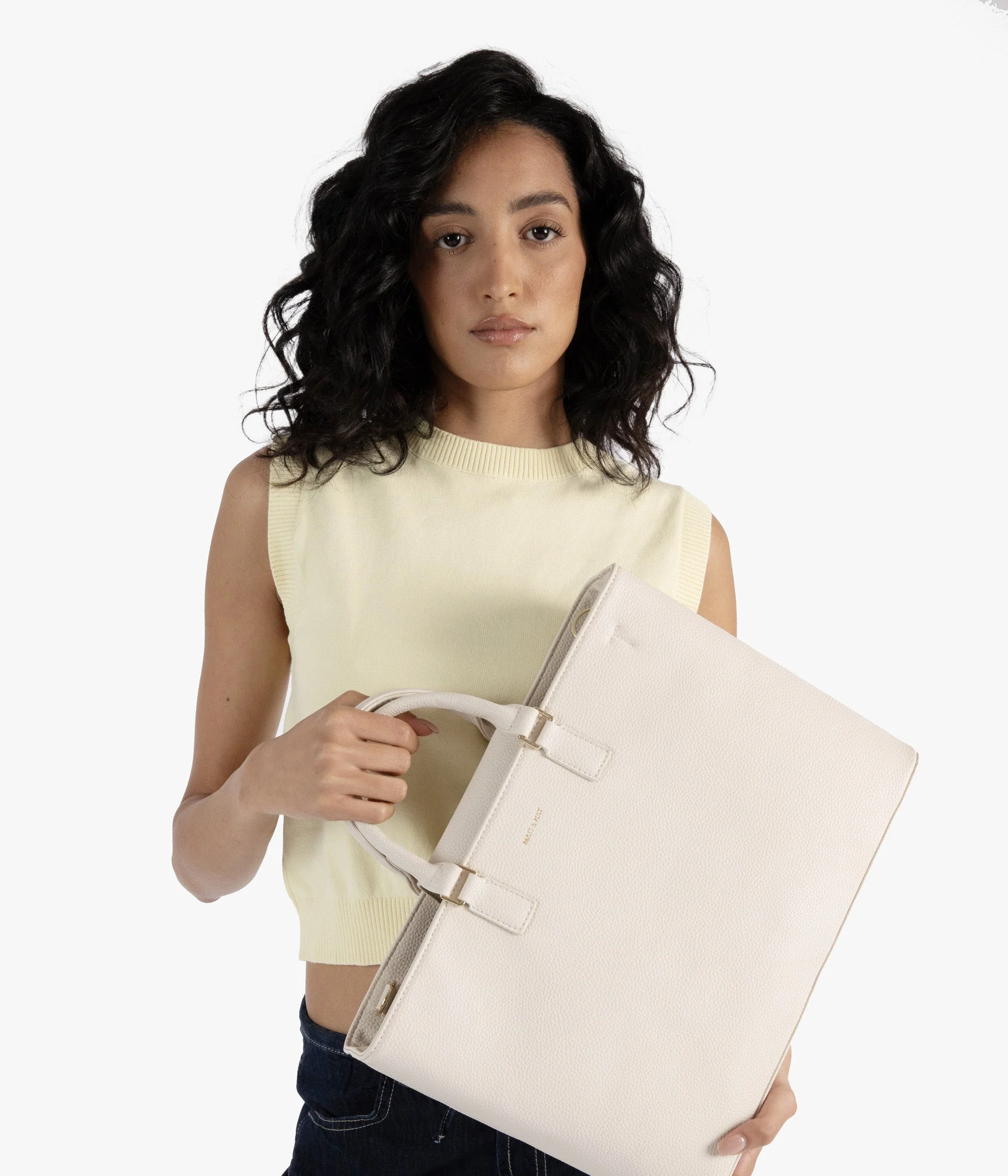 SEVYN Vegan Satchel - Grain - Image 11