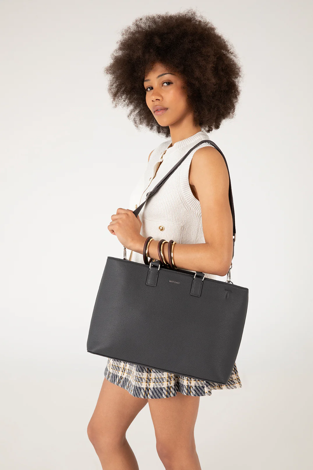 SEVYN Vegan Satchel - Grain - Image 27