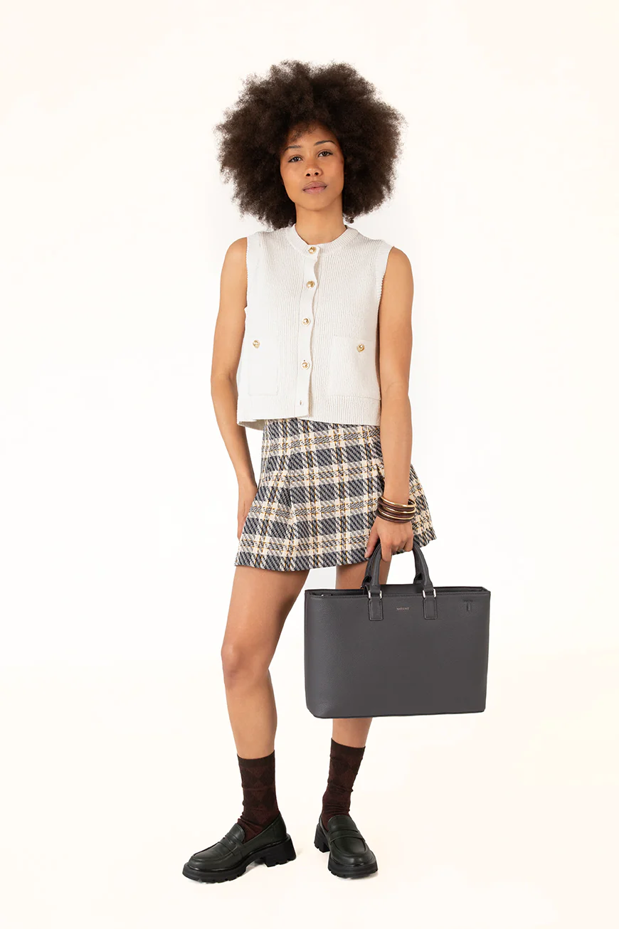 SEVYN Vegan Satchel - Grain - Image 34