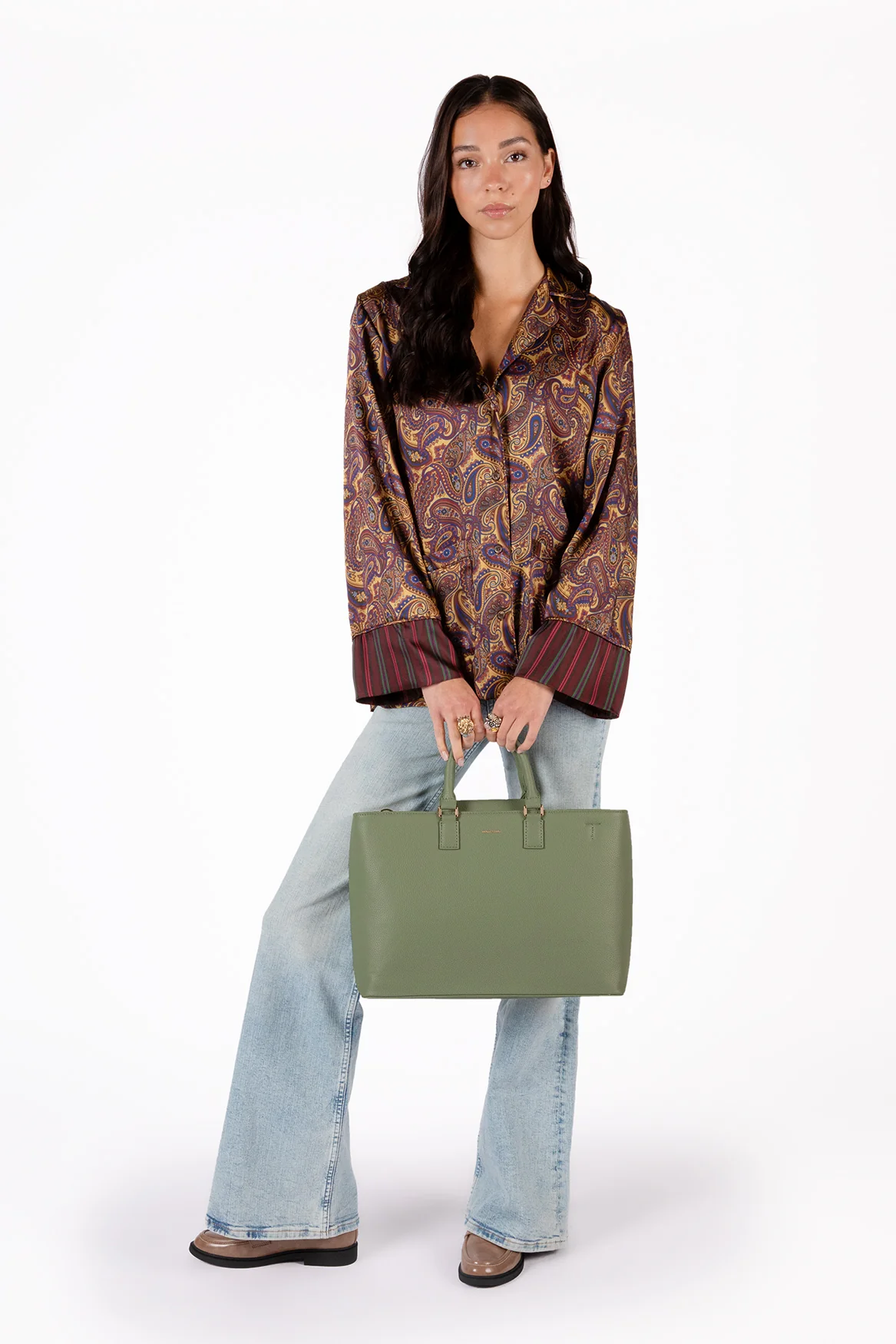 SEVYN Vegan Satchel - Grain - Image 42