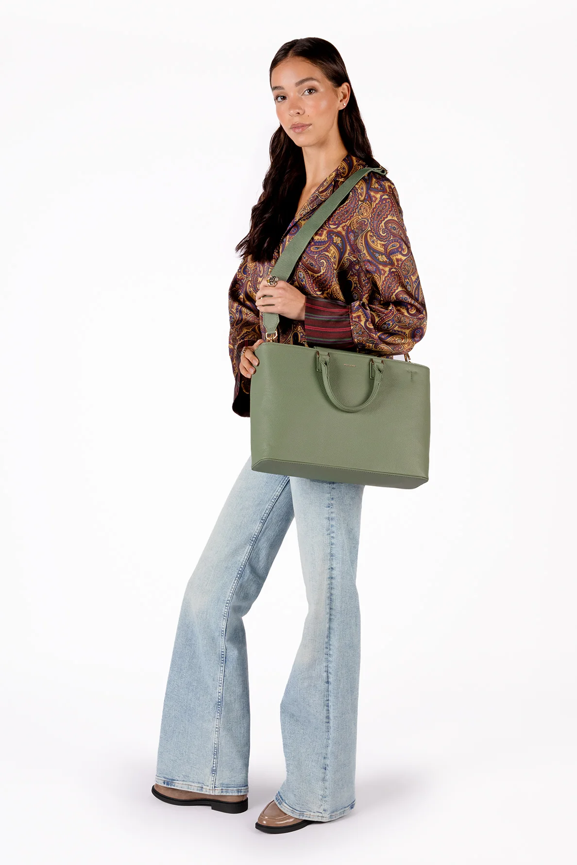 SEVYN Vegan Satchel - Grain - Image 50