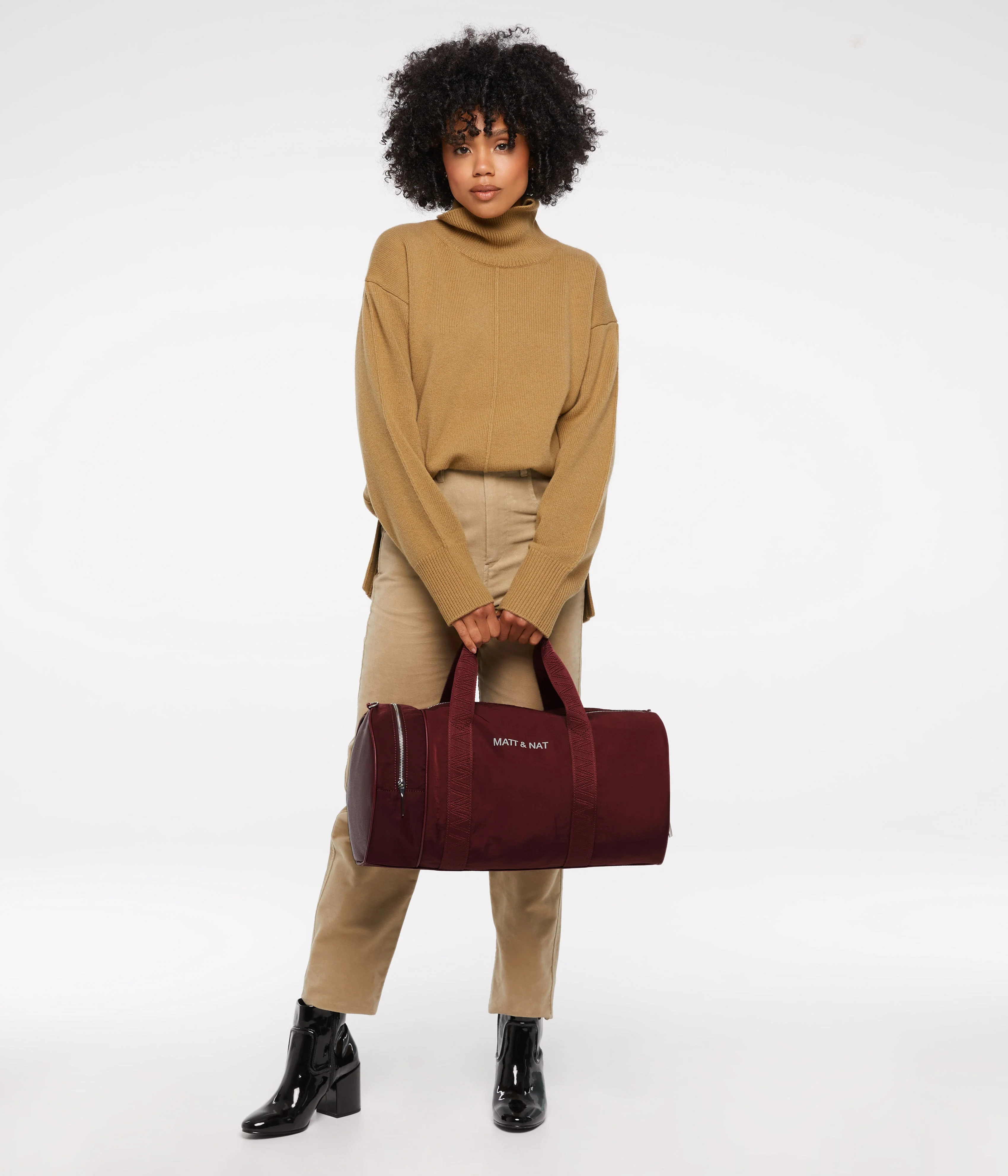 SHAY Vegan Duffle Bag - Oam - Image 12