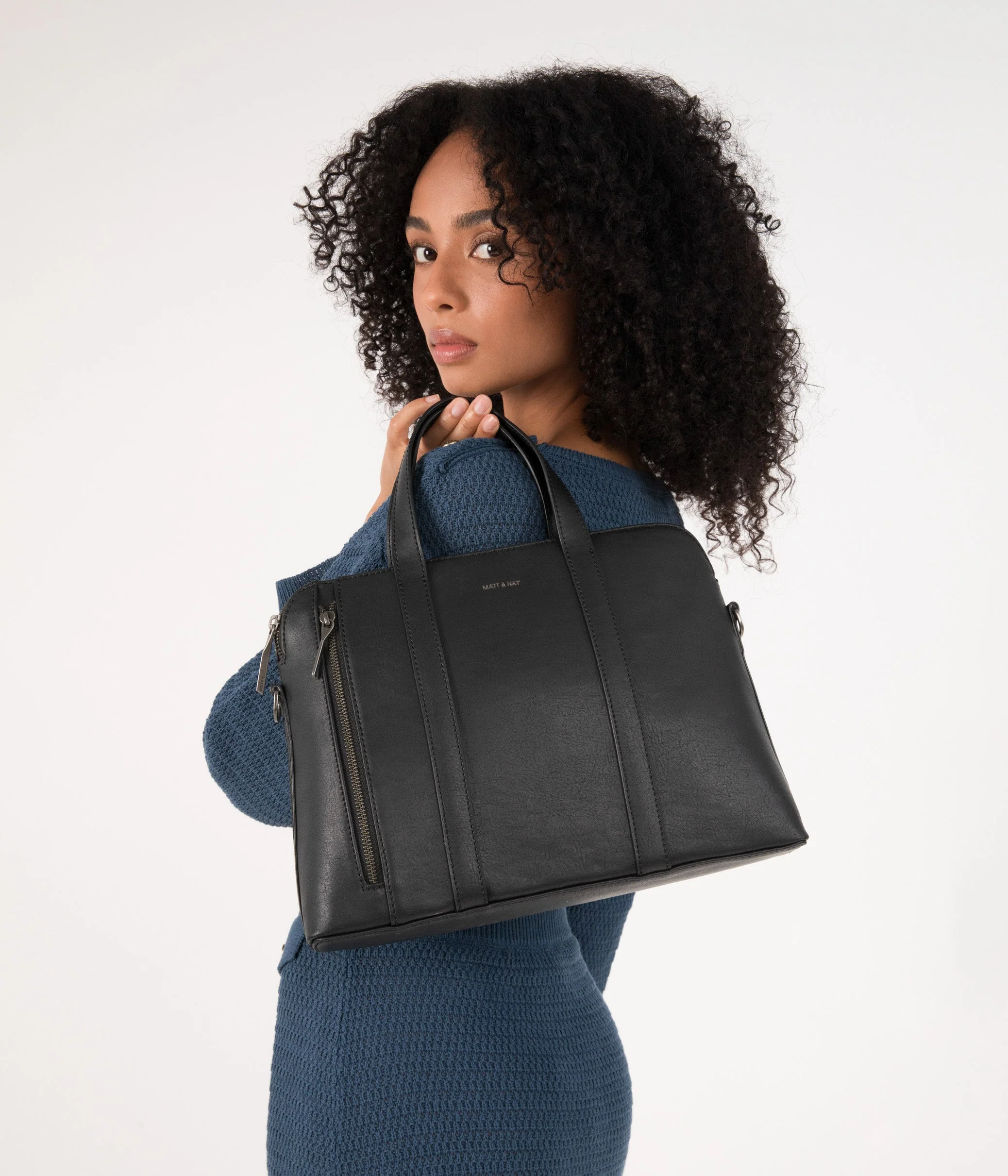 SONA Vegan Satchel Briefcase - Arbor - Image 33
