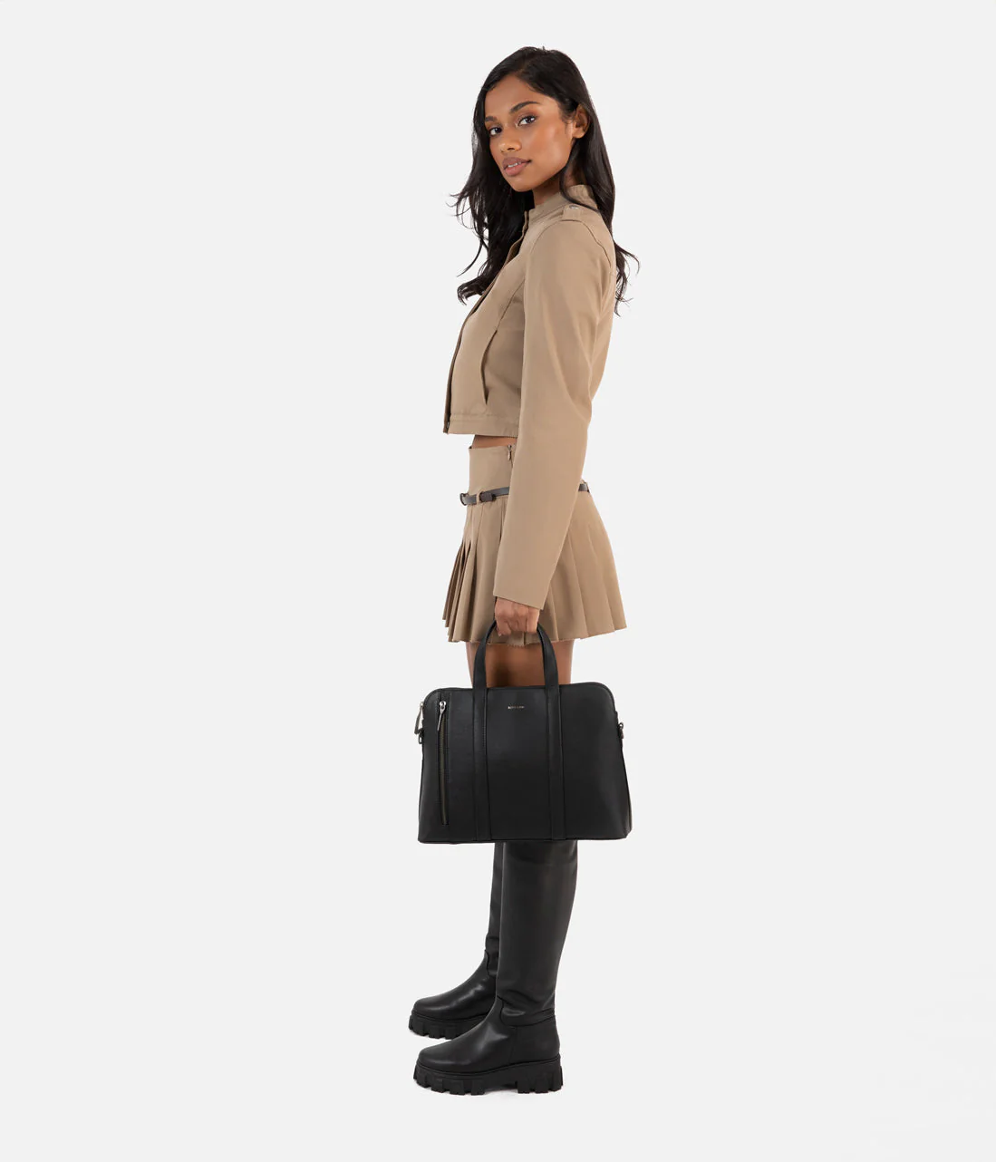 SONA Vegan Satchel Briefcase - Arbor - Image 9